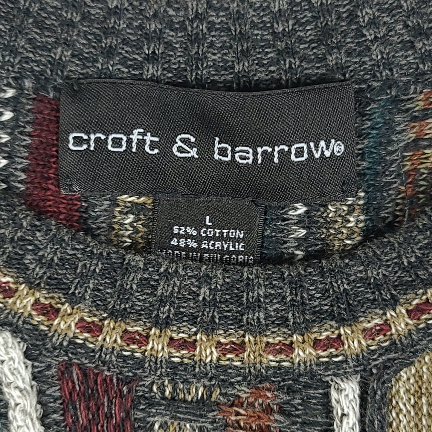 Croft & Barrow Coogi Style Sweatshirt