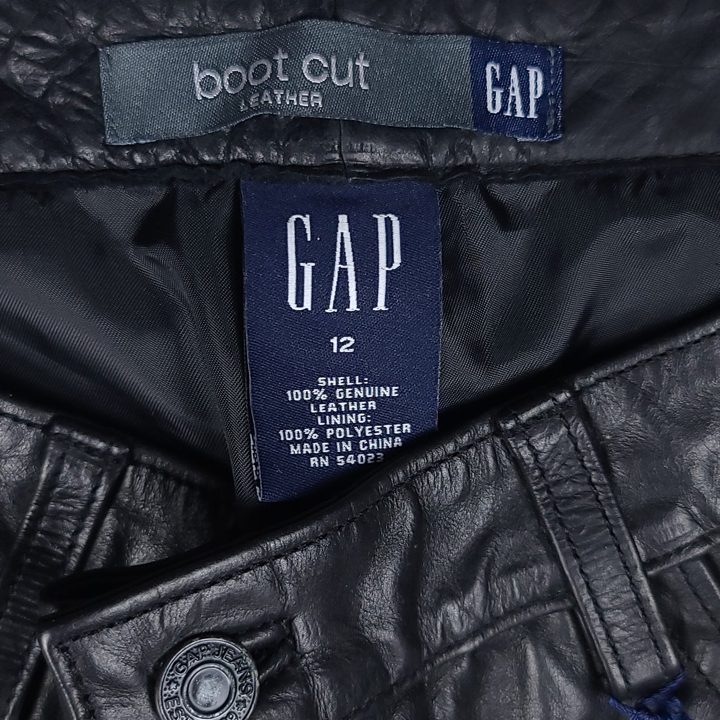 Gap Boot Cut Leather Pants (New with Tag)