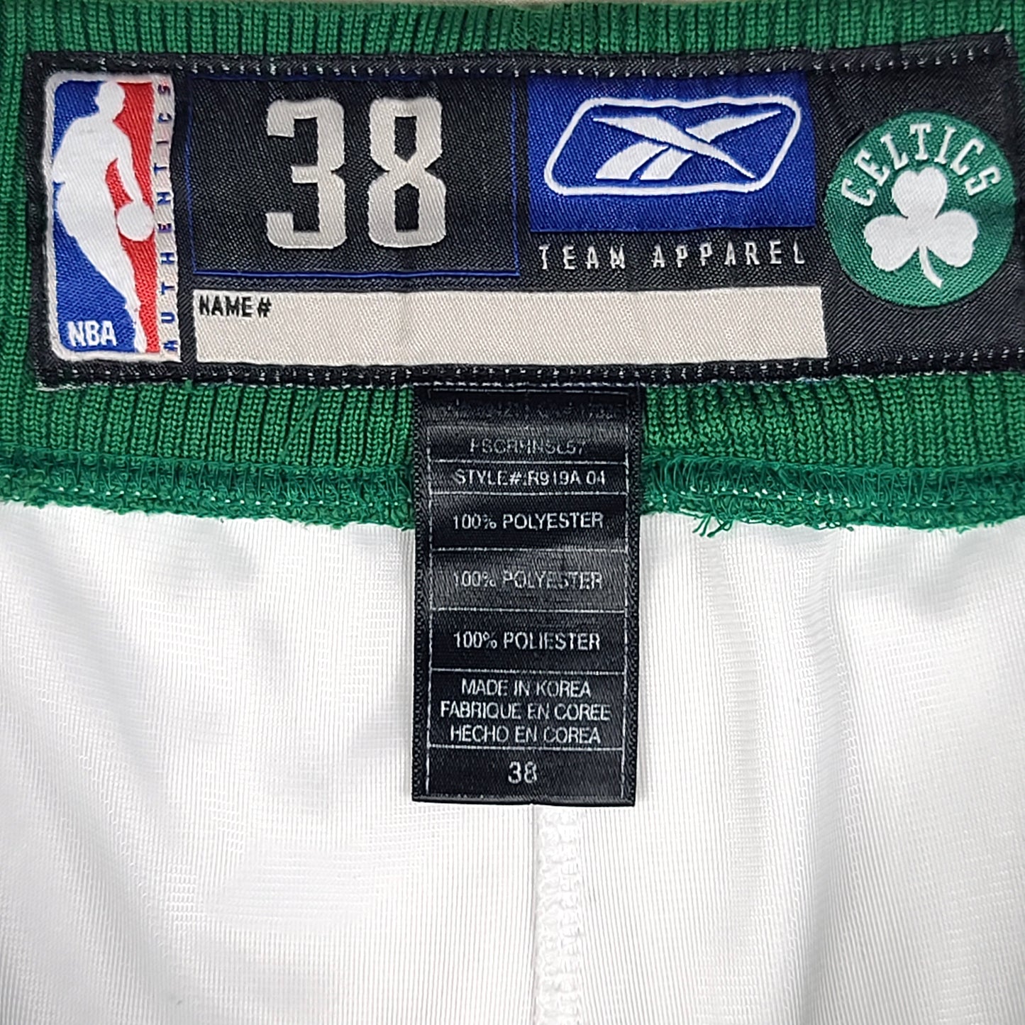 Boston Celtics Reebok Basketball Shorts