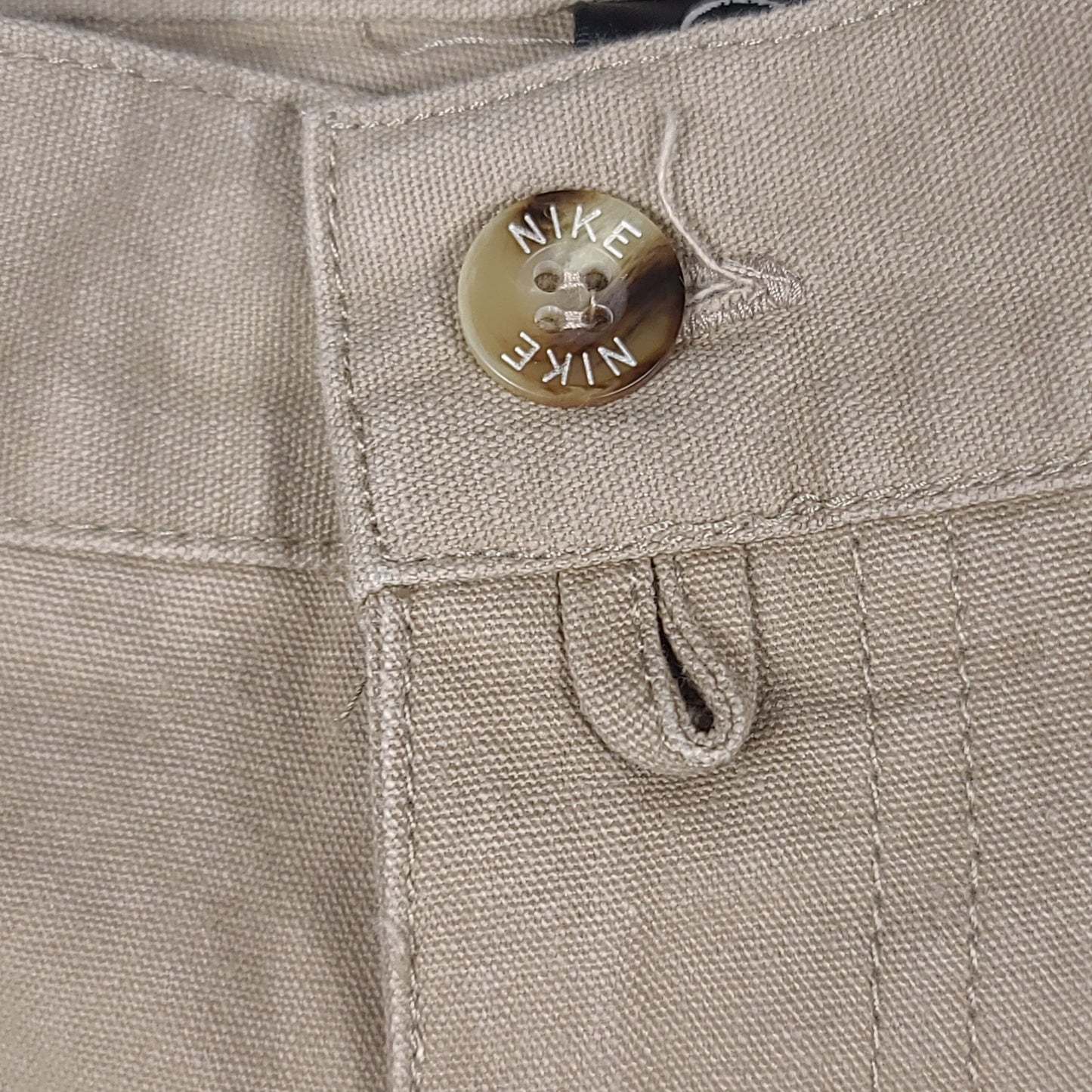 Vintage Nike Golf Beige Cotton Shorts