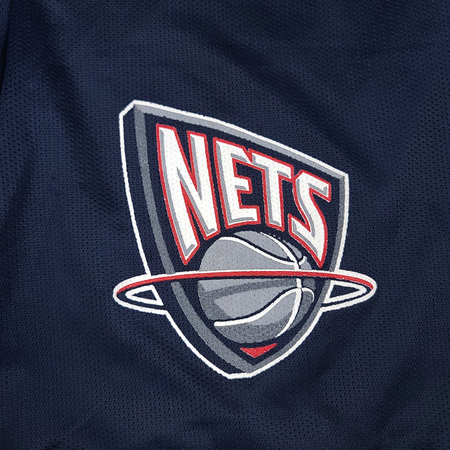 Vintage New Jersey Nets Navy Blue Champion Basketball Shorts