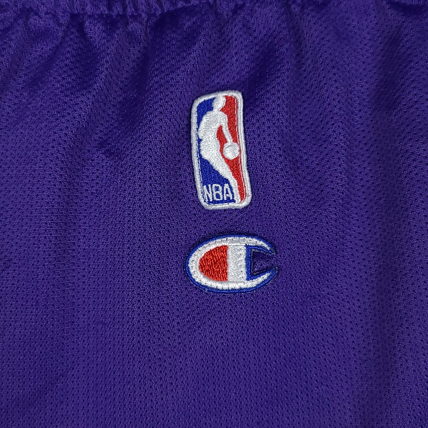 Vintage Los Angeles Lakers Purple Champion Basketball Shorts