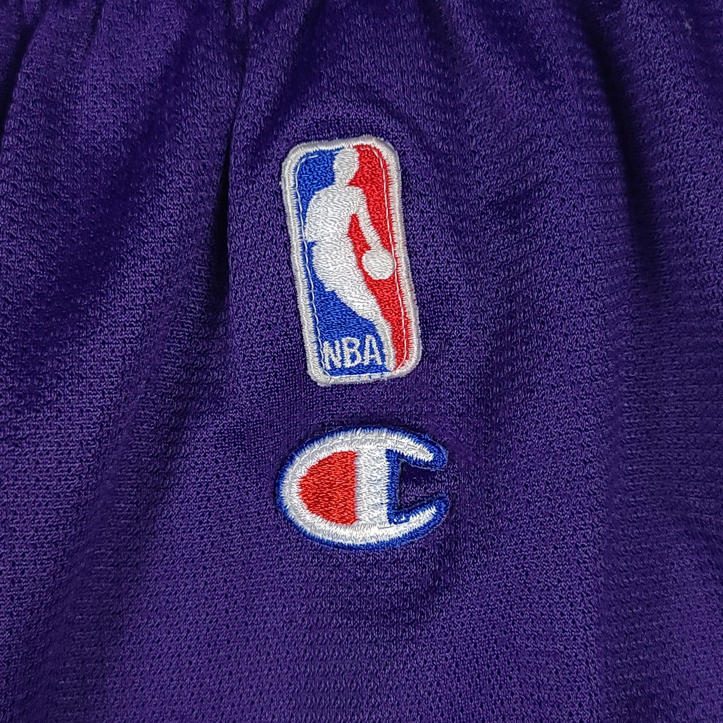 Vintage Sacramento Kings Purple & Black Champion Basketball Shorts