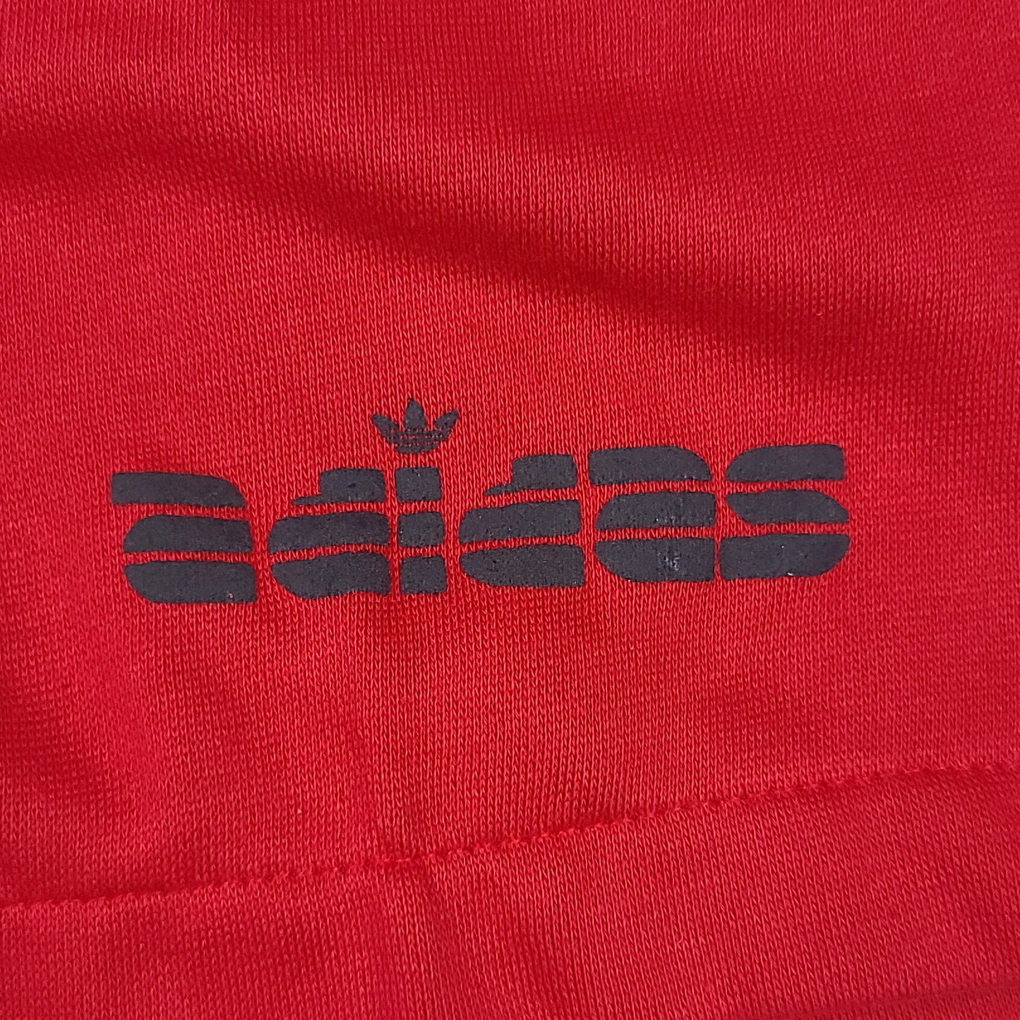 Vintage 80's adidas Red Cotton Youth Shorts