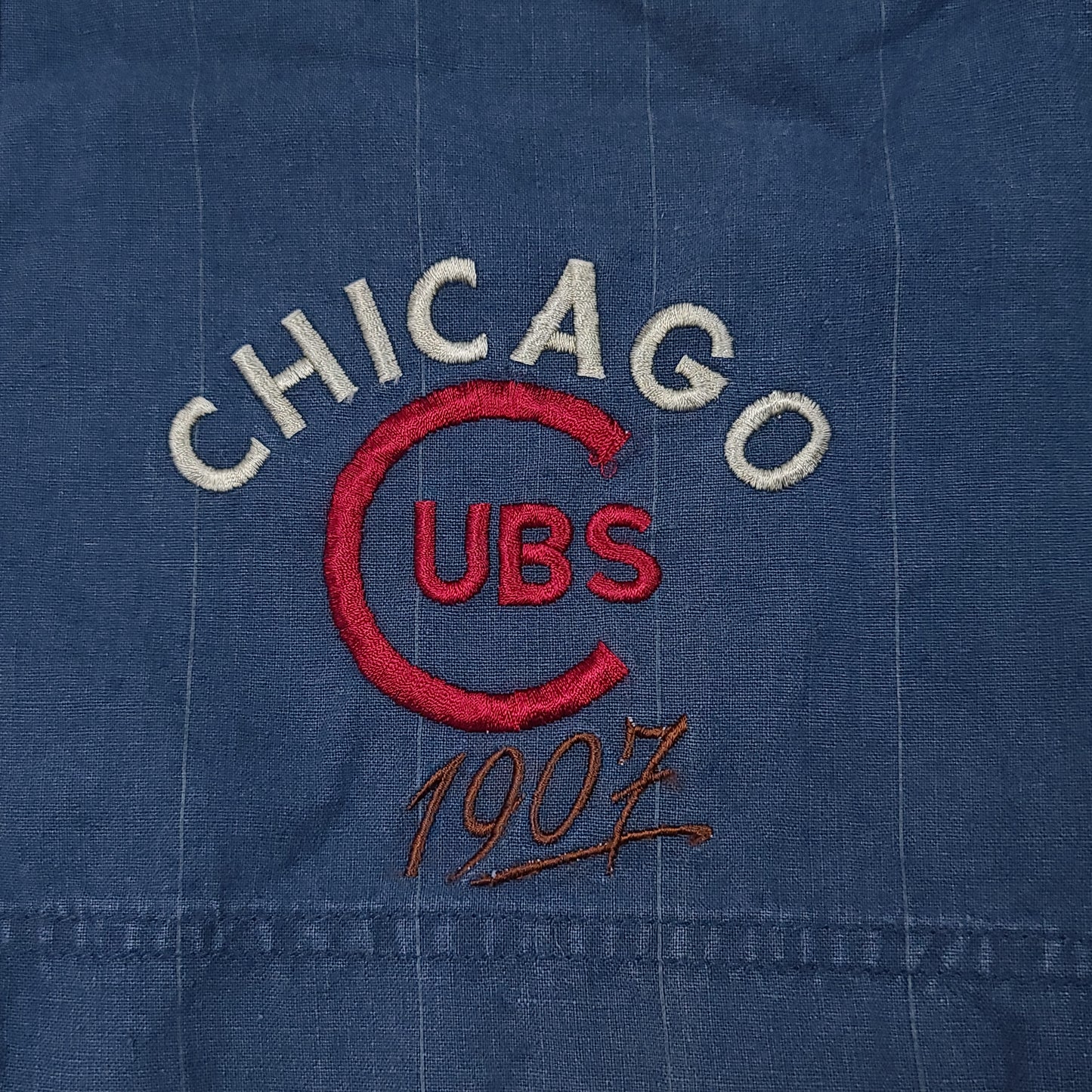 Vintage Chicago Cubs Blue Mirage Baseball Shorts