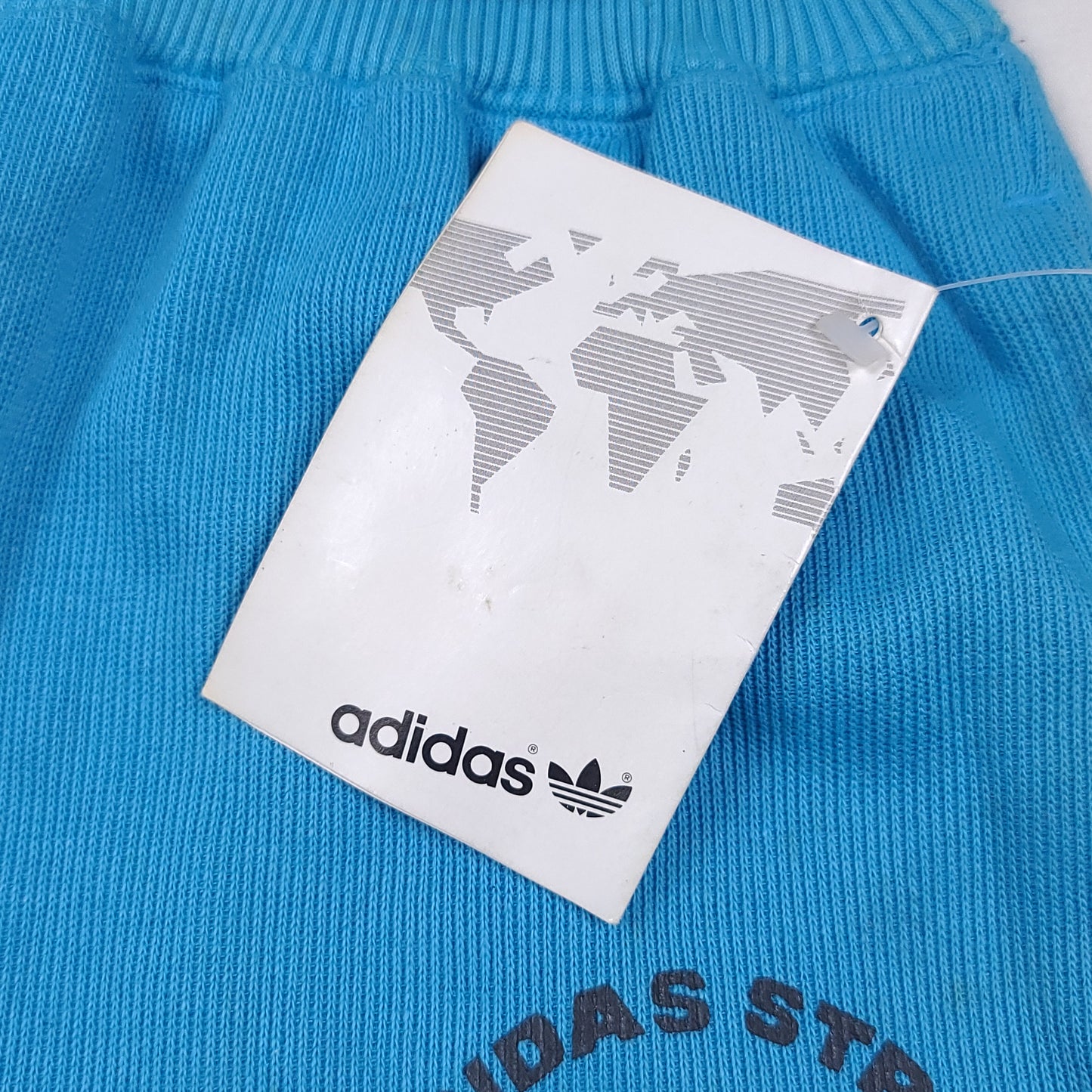 Vintage 80's adidas Blue Street Gym Cotton Shorts