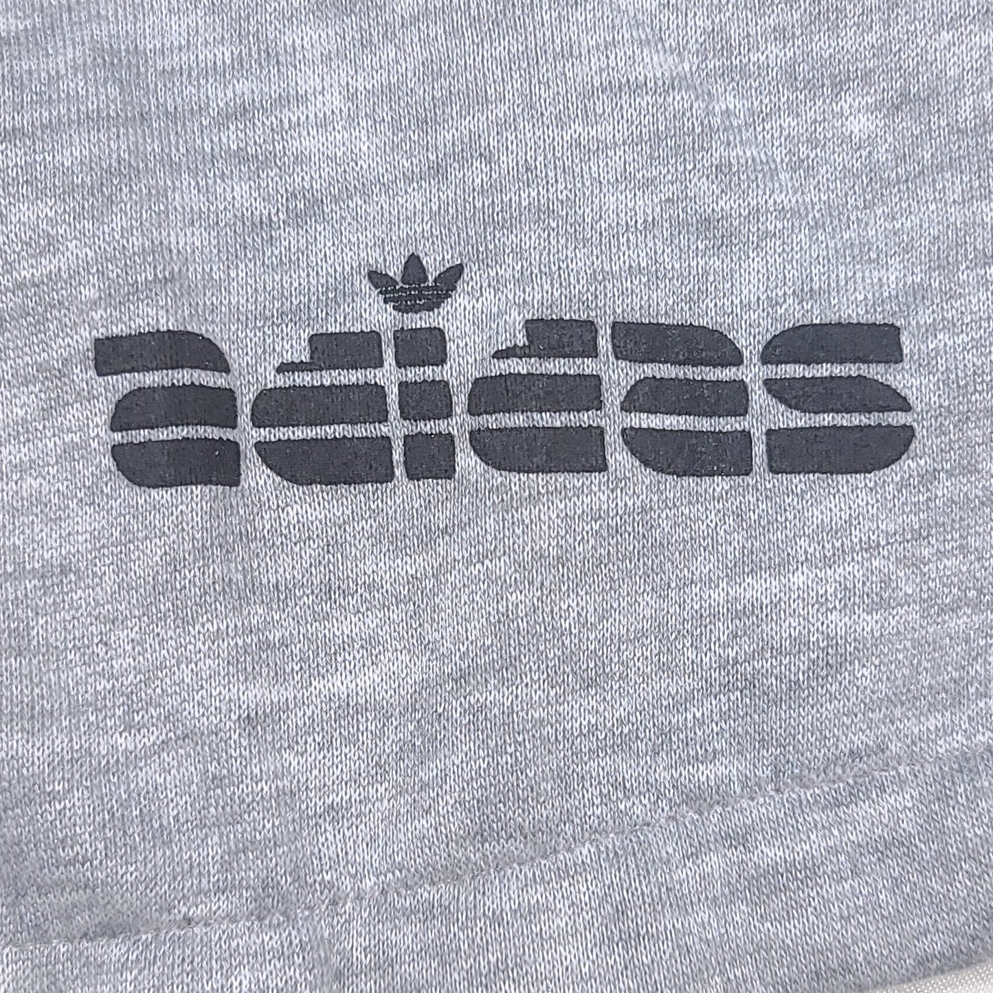 Vintage 80's adidas Gray Cotton Youth Shorts