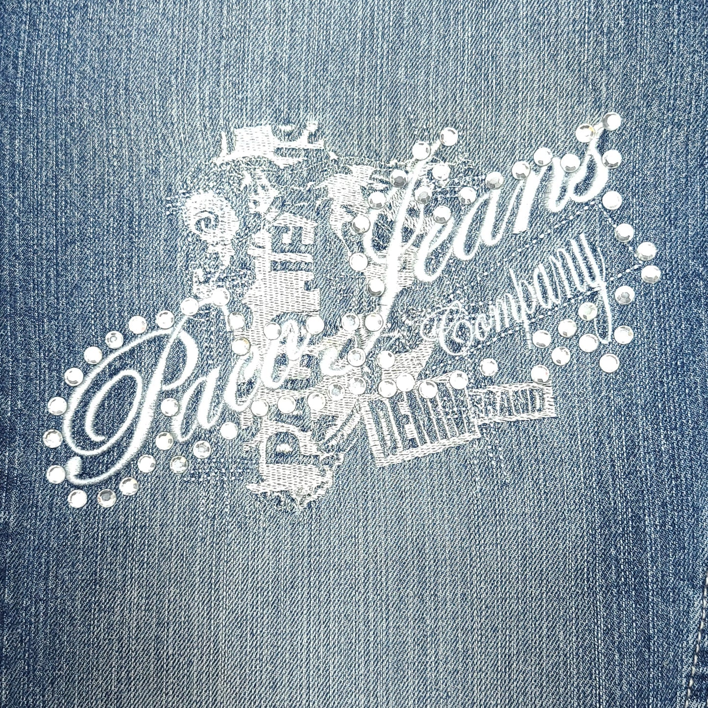 Vintage Y2K Embroidered Denim Paco Jeans