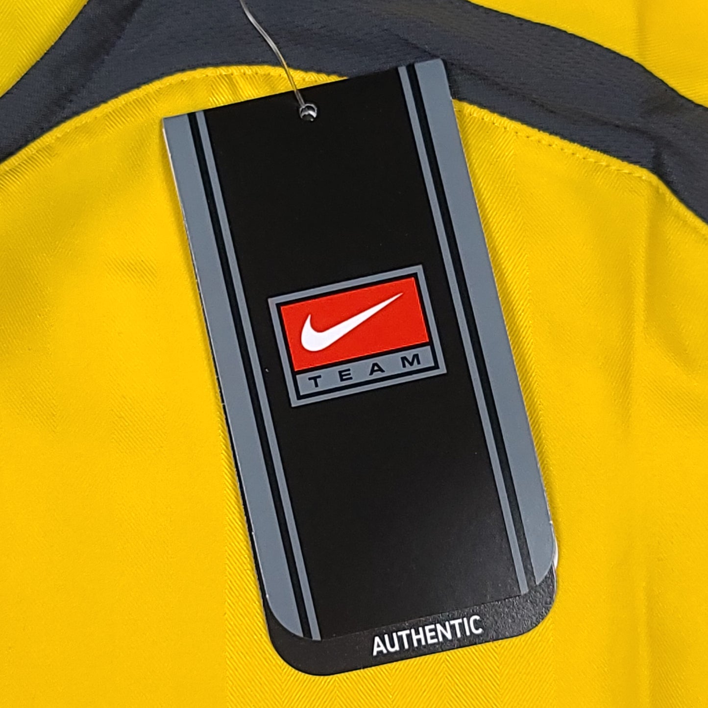 Vintage Deadstock Nike Arsenal Yellow 2003 Away Soccer Jersey (New with Tags)