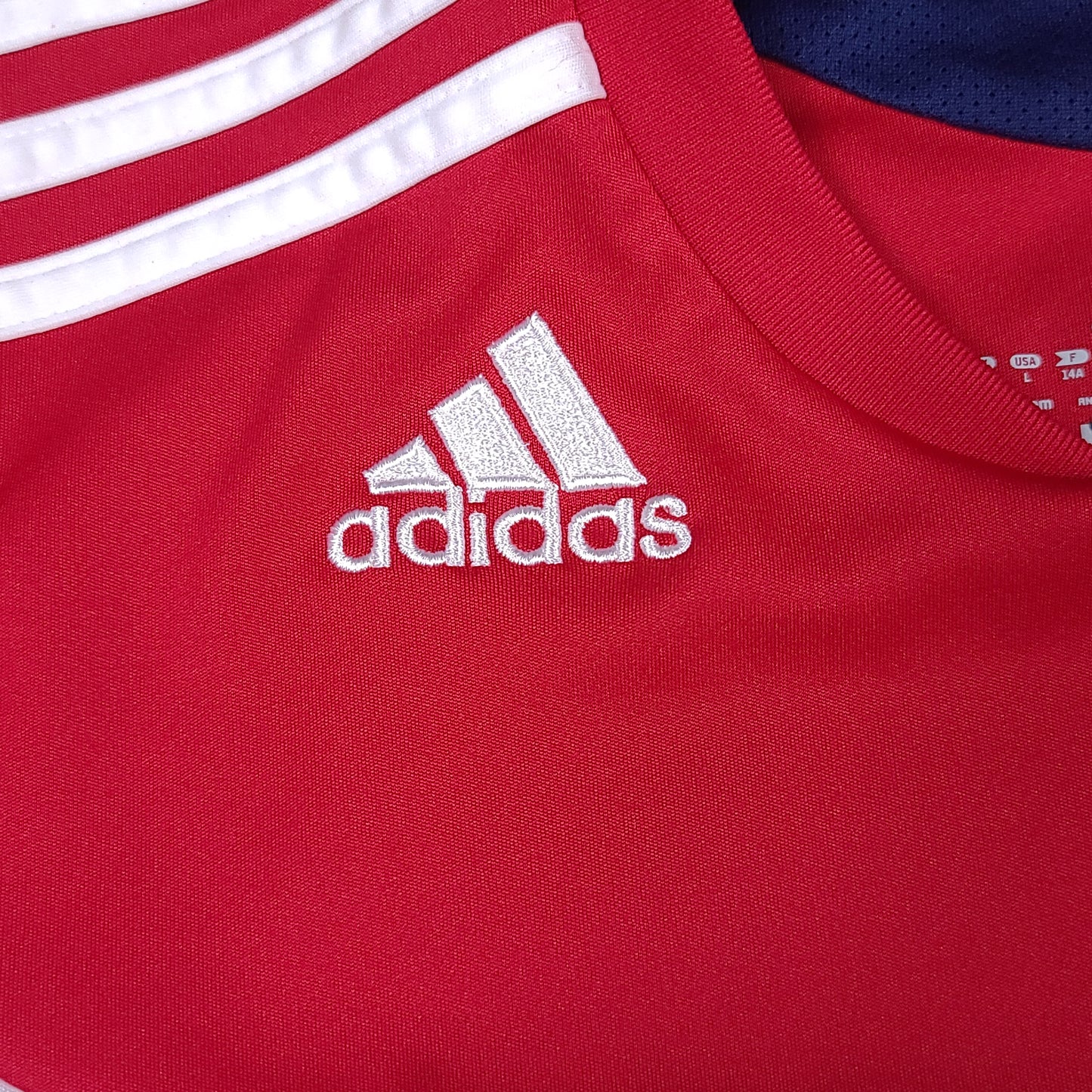 Chicago Fire Red 2010-11 adidas Home Youth Soccer Jersey