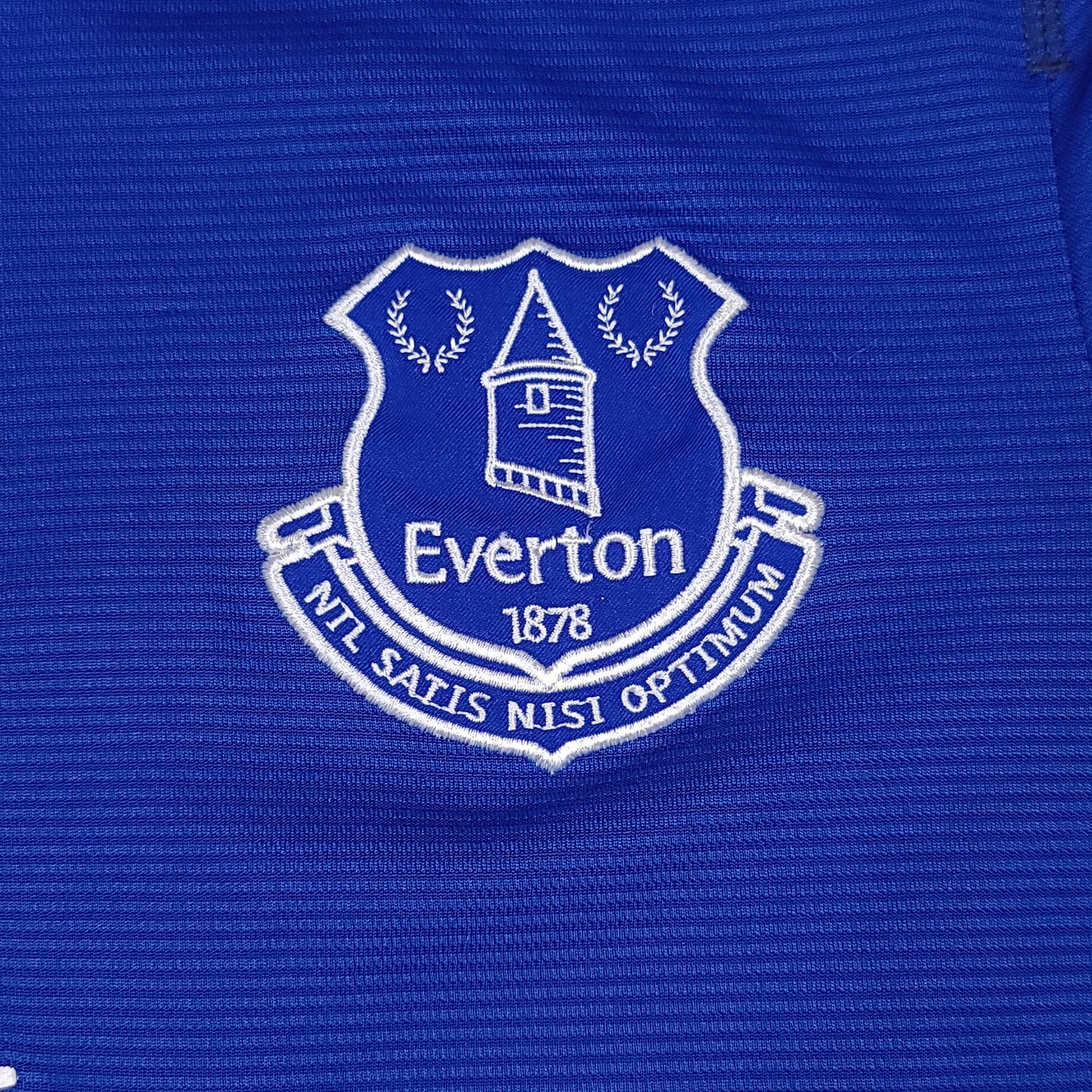 Everton 2014-25 Blue Umbro Long Sleeve Soccer Jersey