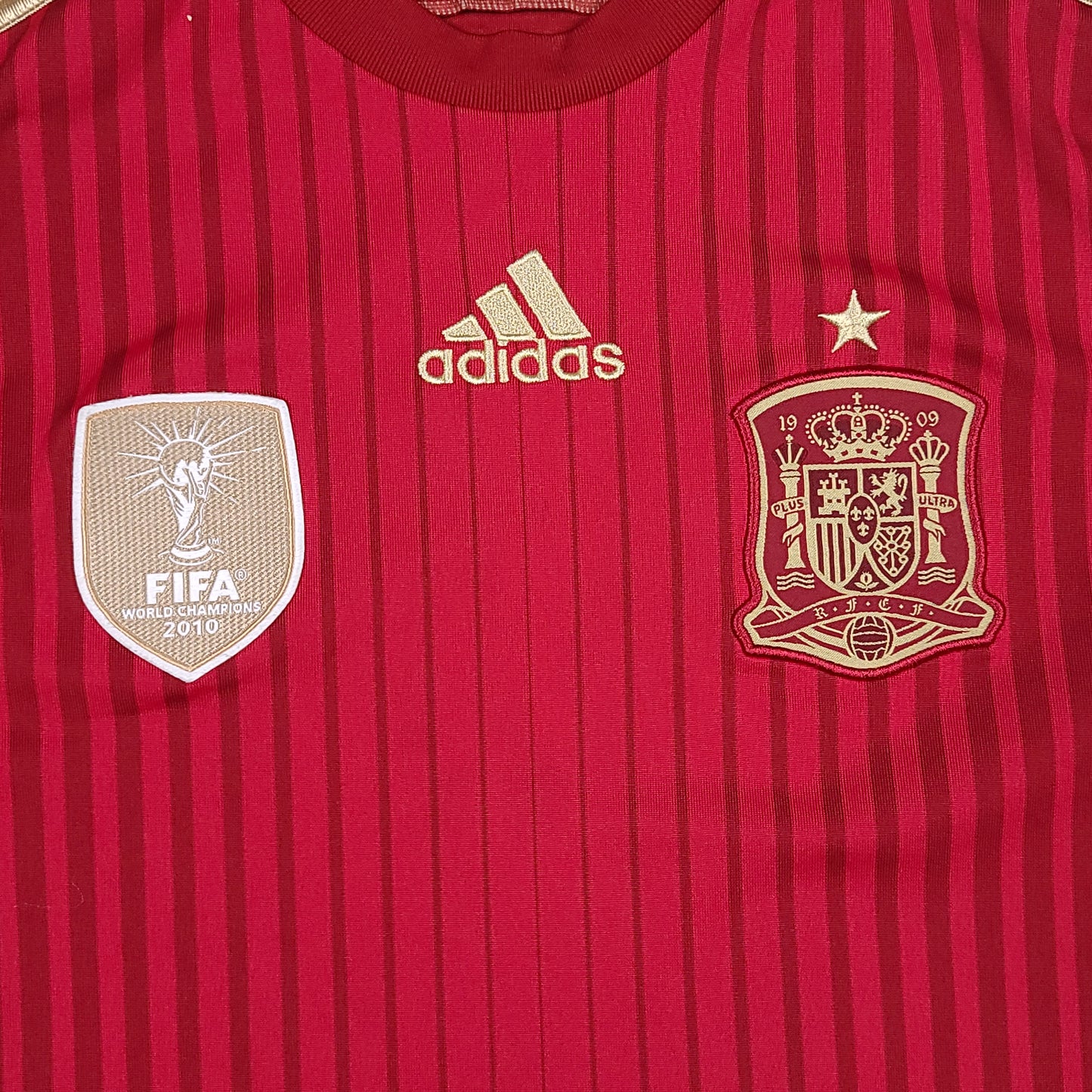 Spain 2014 adidas Youth Home Soccer Jersey