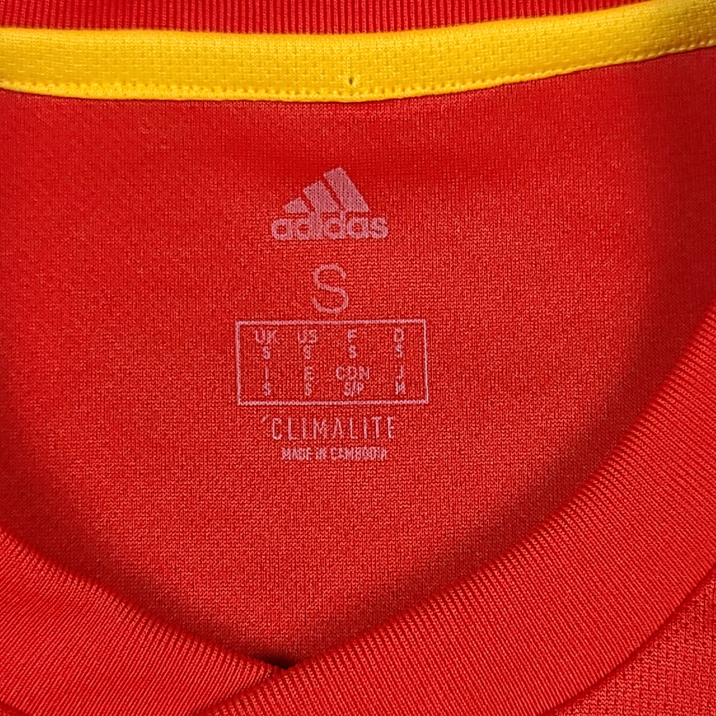 Spain 2018 adidas Red Home Soccer Jersey
