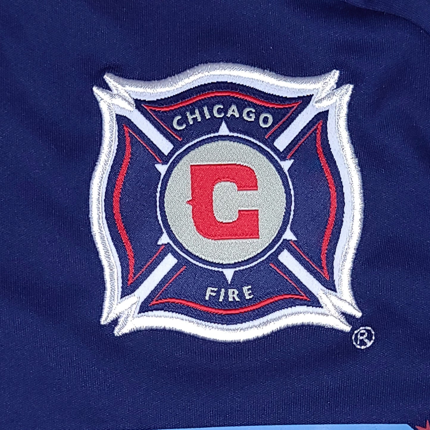 Chicago Fire 2012-14 Navy Blue adidas Away Soccer Jersey
