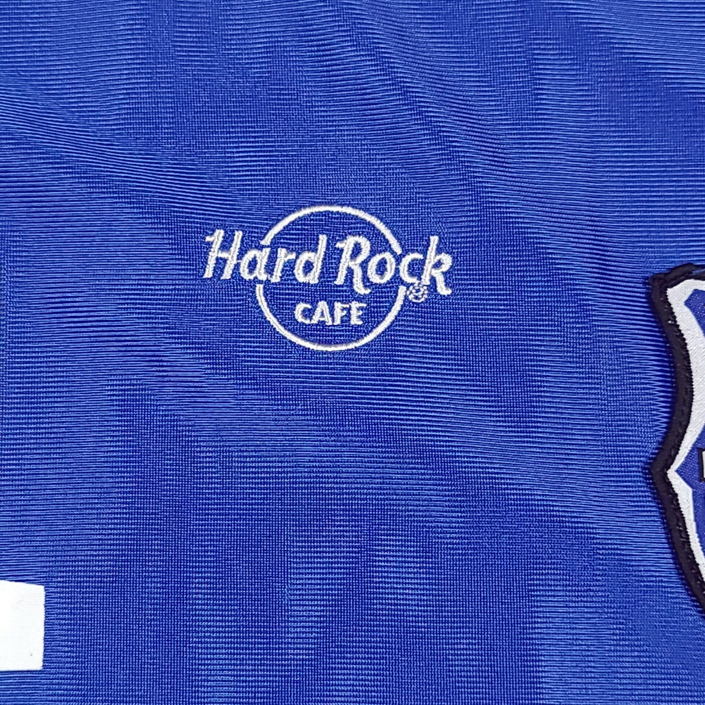 Hard Rock Cafe Blue Soccer Jersey