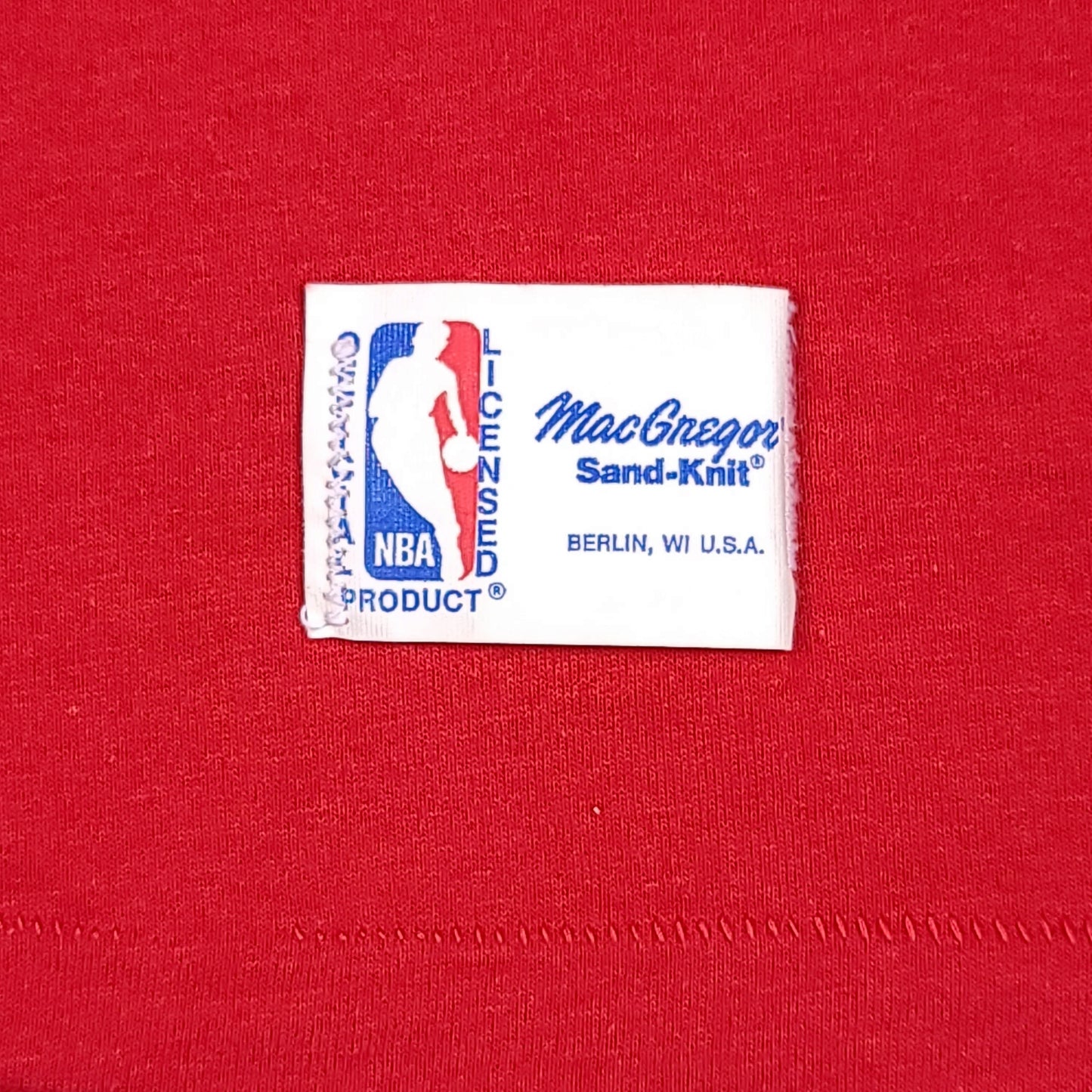 Vintage Philadelphia 76ers Red Sand Knit Tee