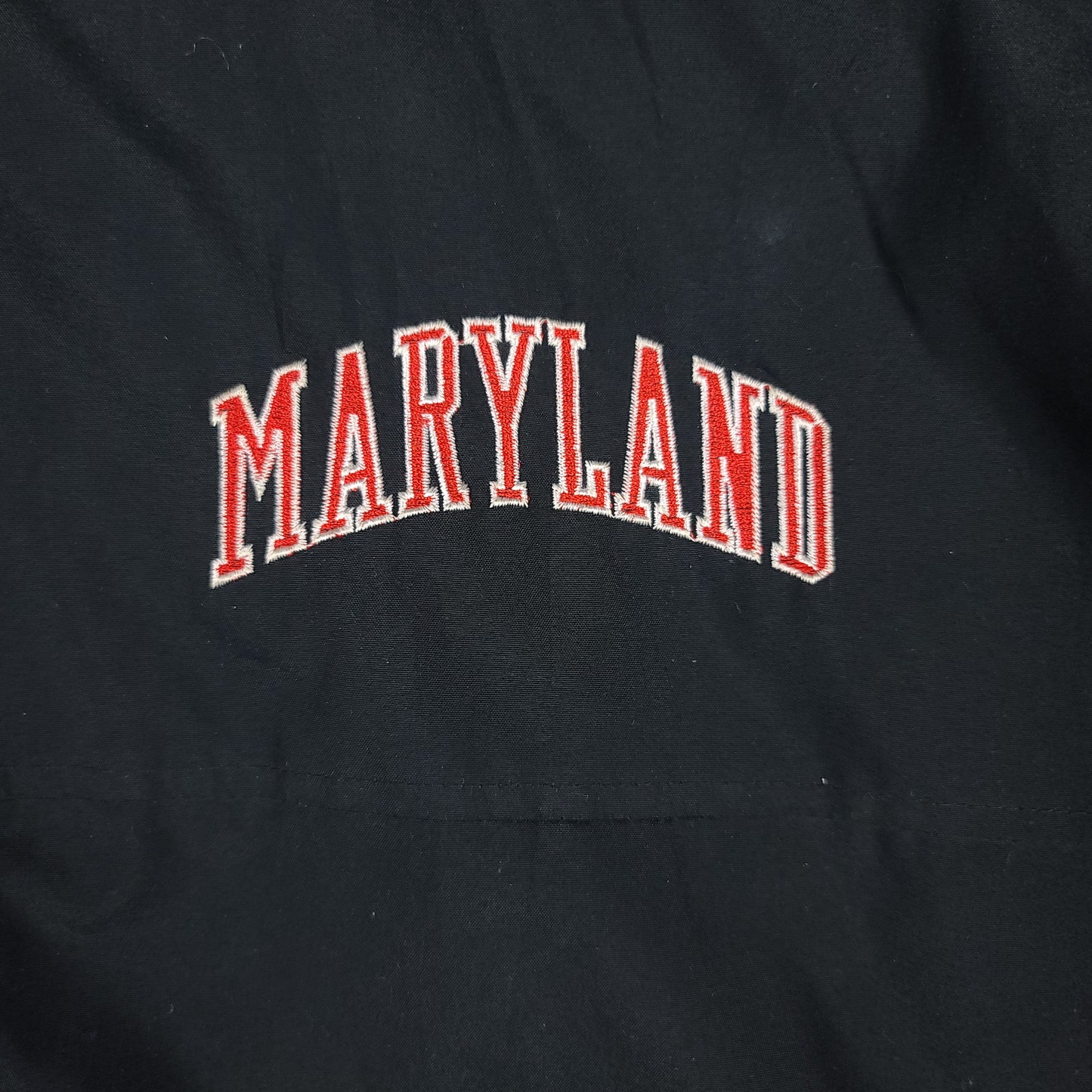 Vintage University of Maryland Terrapins Black & Red Starter Jacket