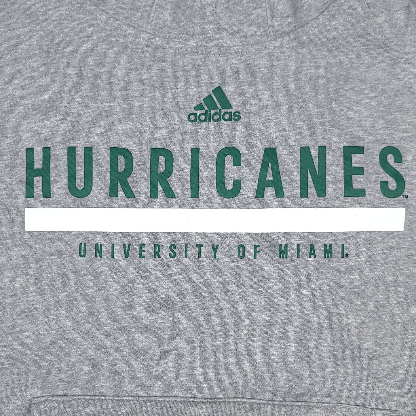 University of Miami Hurricanes adidas Gray Hoodie