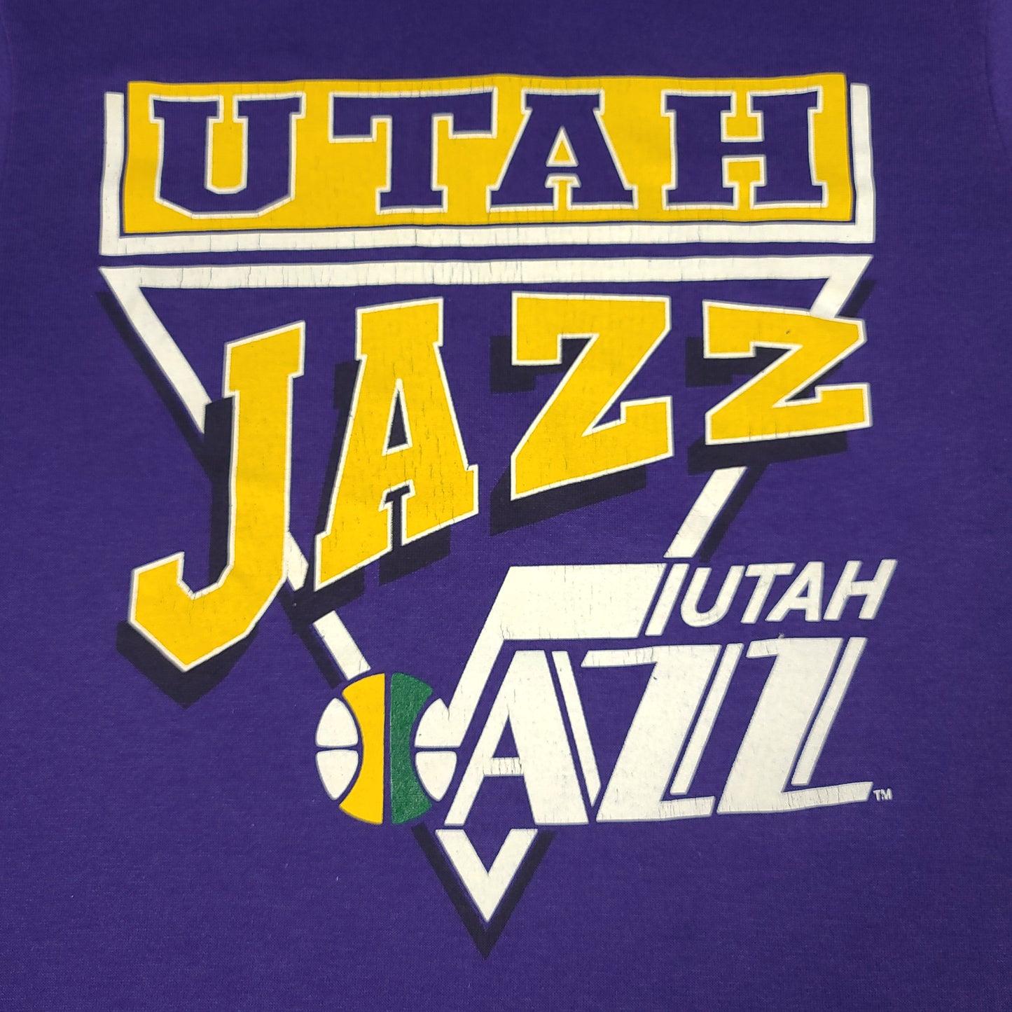 Vintage Utah Jazz Purple Garan NBA Tee