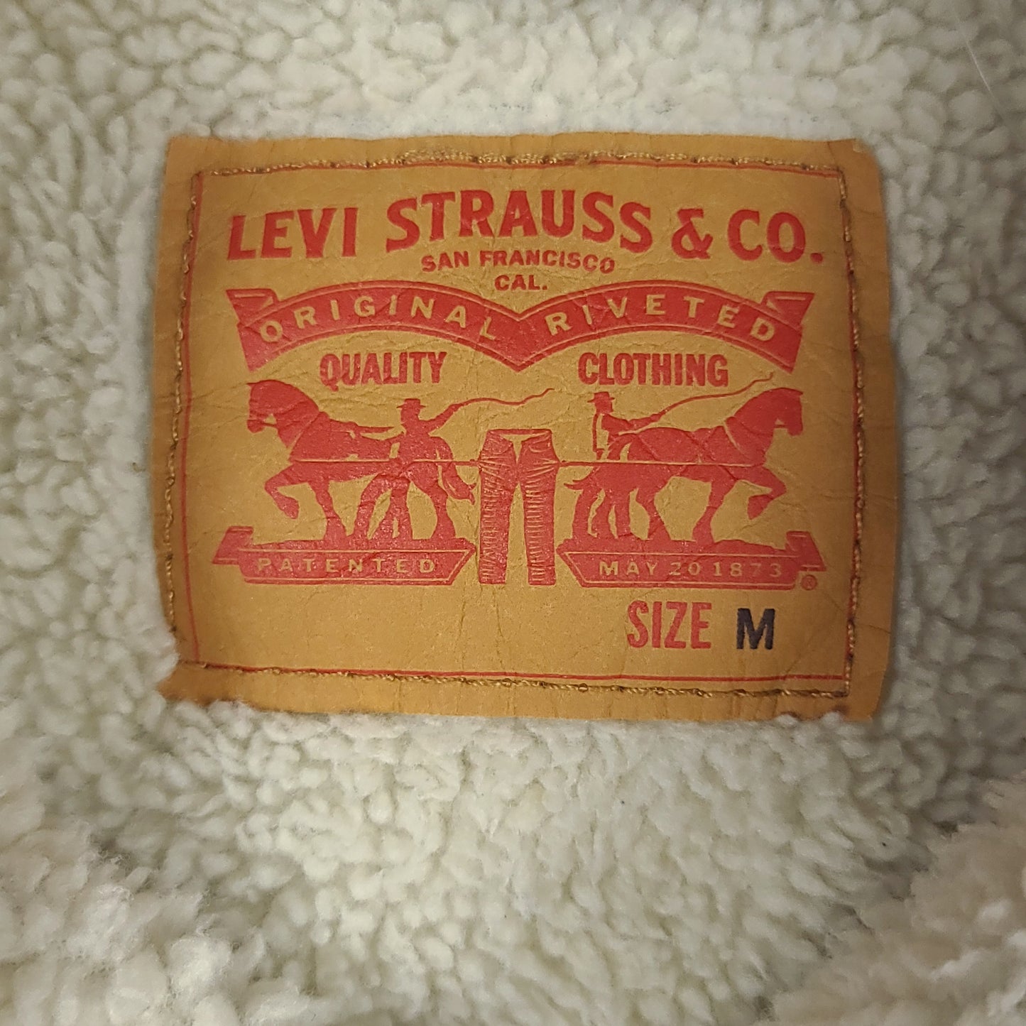 Levi's Denim Faux Sherpa Jacket
