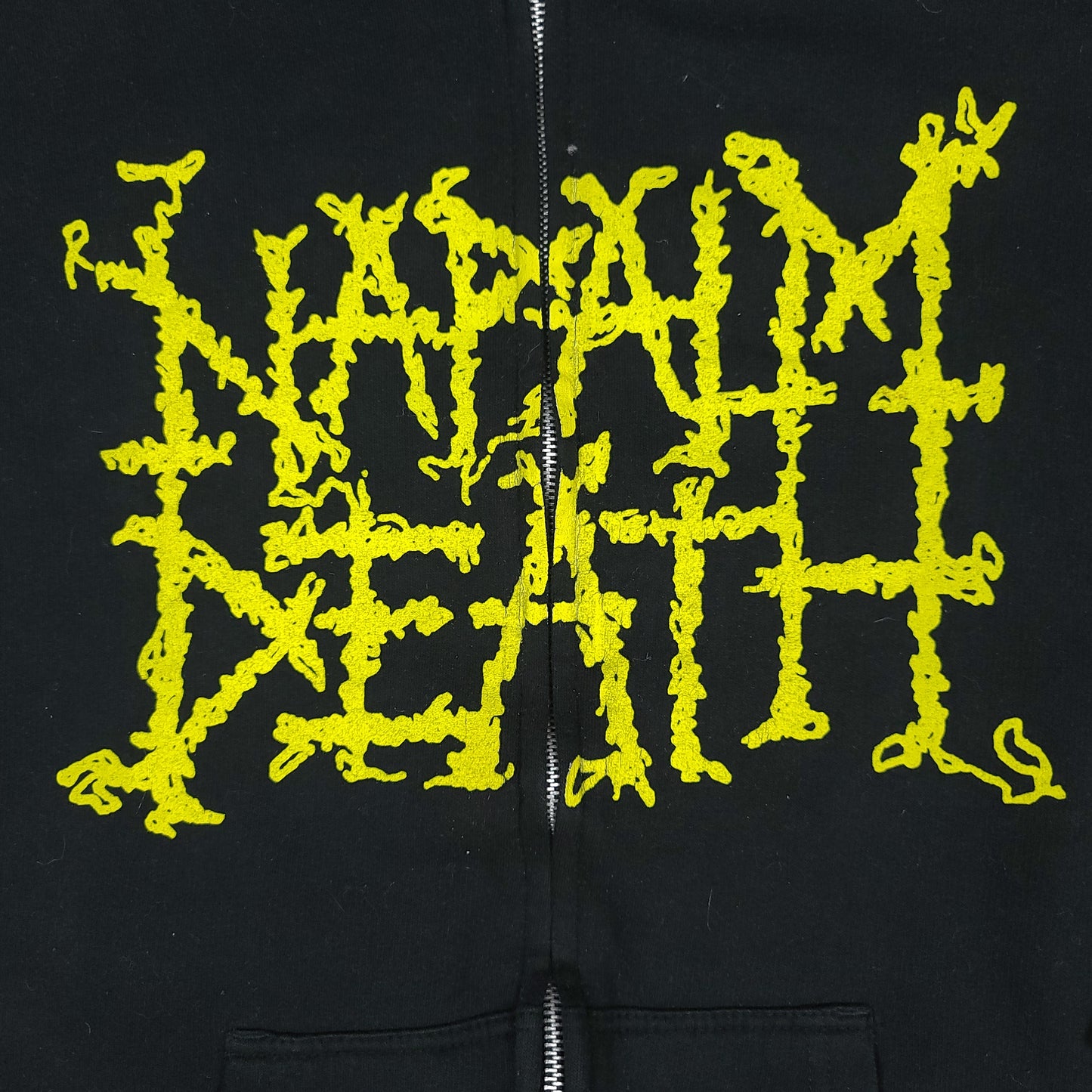 Napalm Death Black Zip Up Hoodie