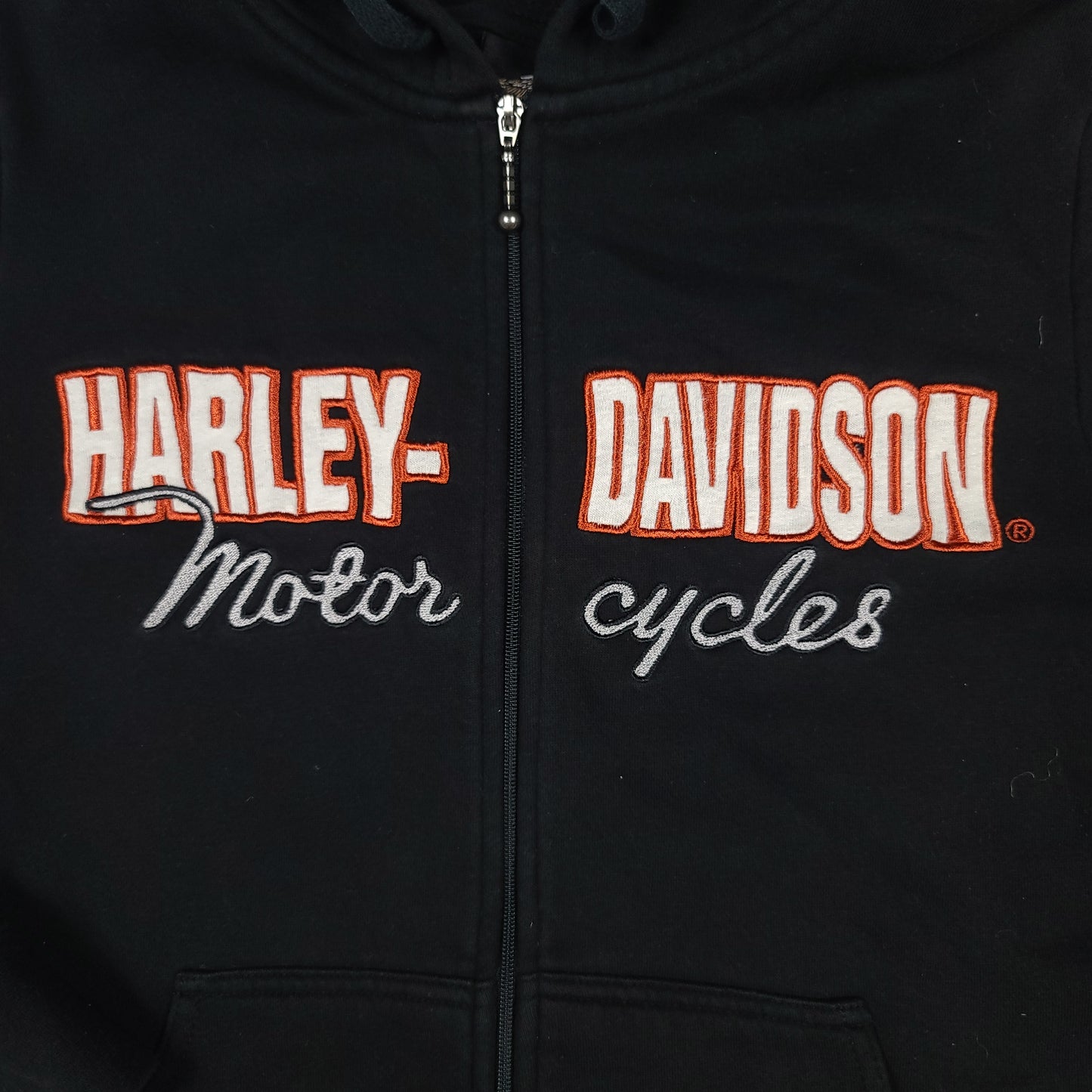 Harley Davidson Black Zip Up Hoodie