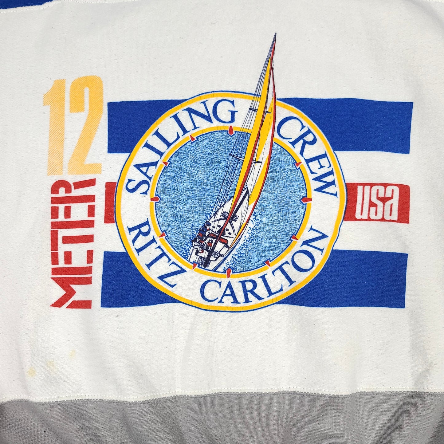 Sailing Crew Ritz Carlton Gear Color Block Sweatshirt