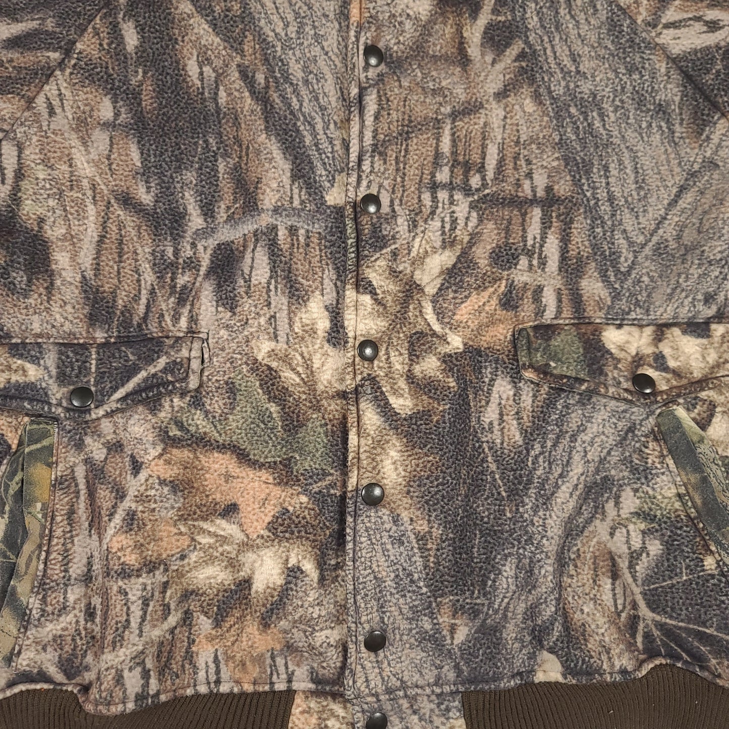 Realtree Fleece Hunting Camo Button Jacket