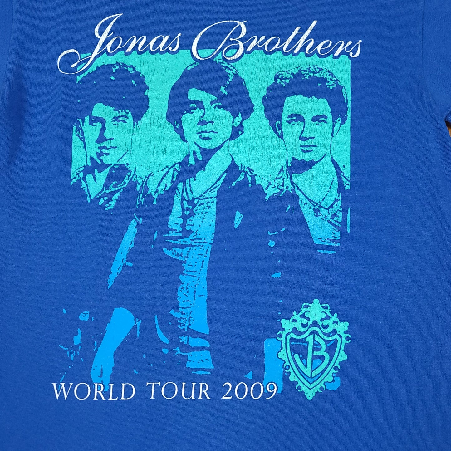 Jonas Brothers Blue 2009 World Tour Tee