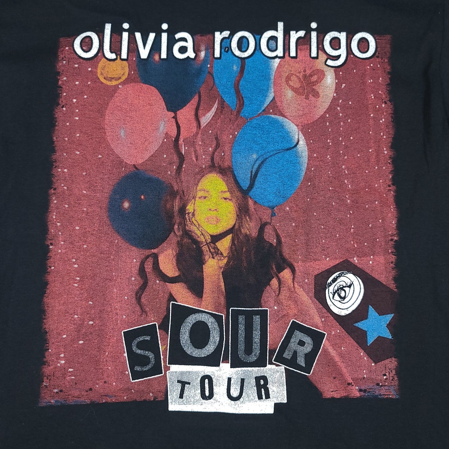 Olivia Rodrigo Black Sour Tour Tee