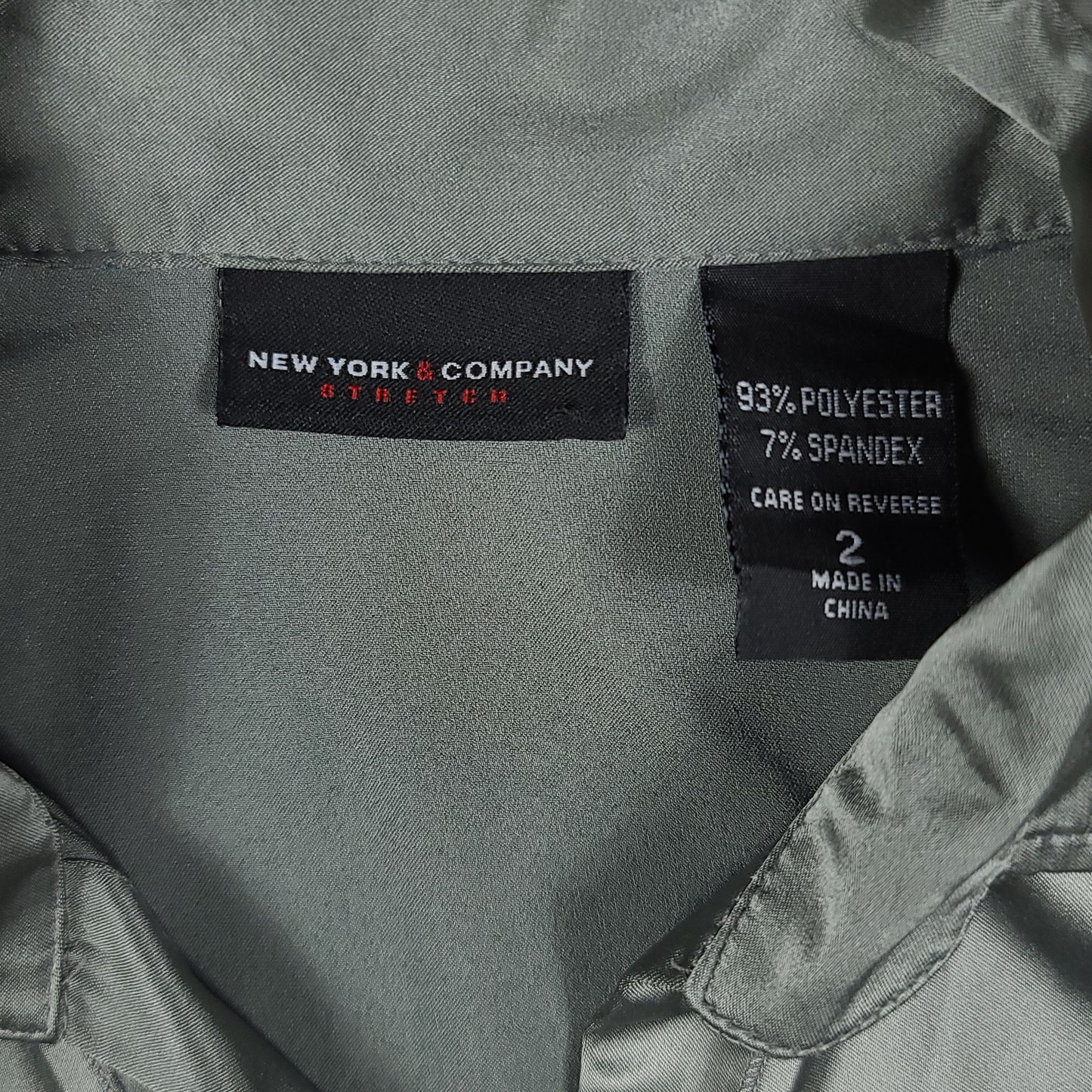 New York & Company Gray Shirt