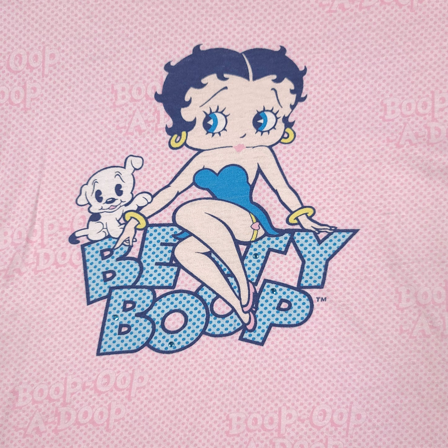 Vintage Betty Boop Pink Sleep Tee