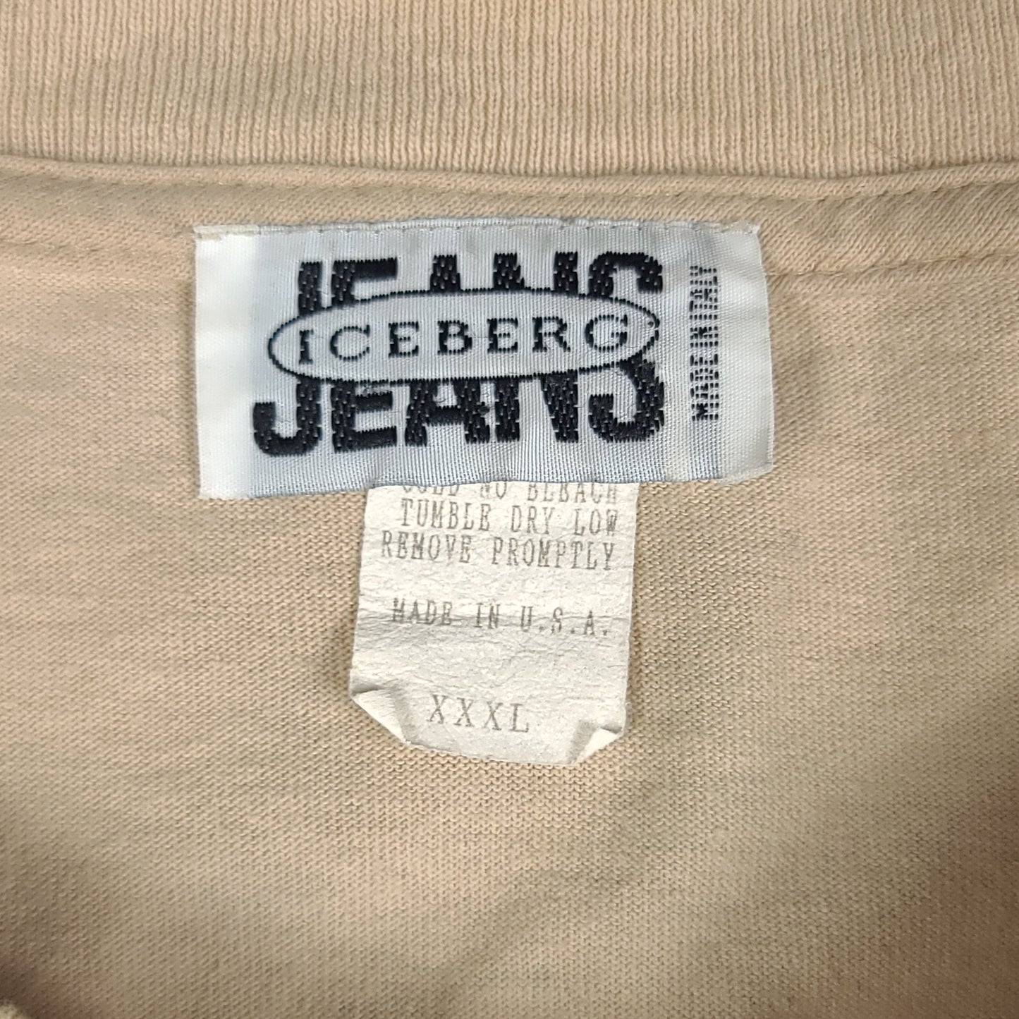Vintage Iceberg History Beige Shirt
