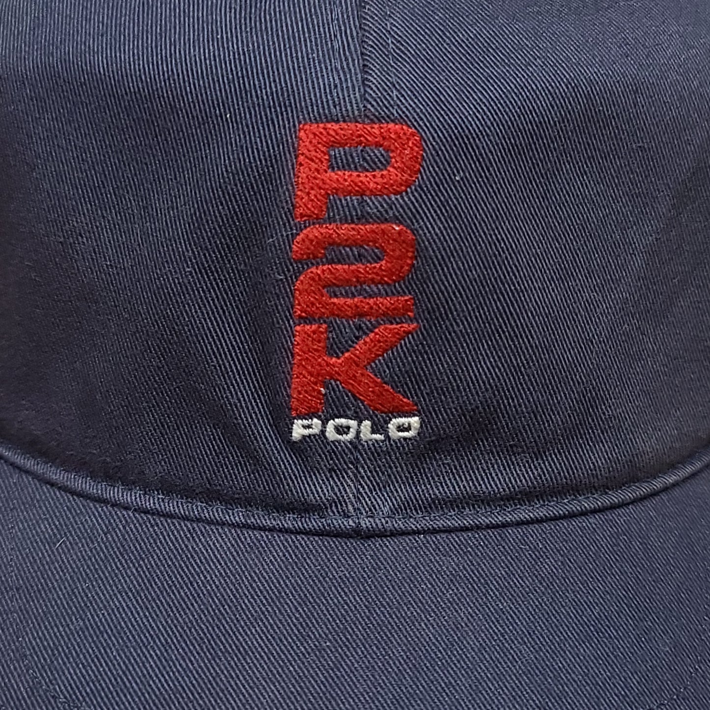 Vintage Polo Ralph Lauren P2K Navy Blue Strap Back Hat