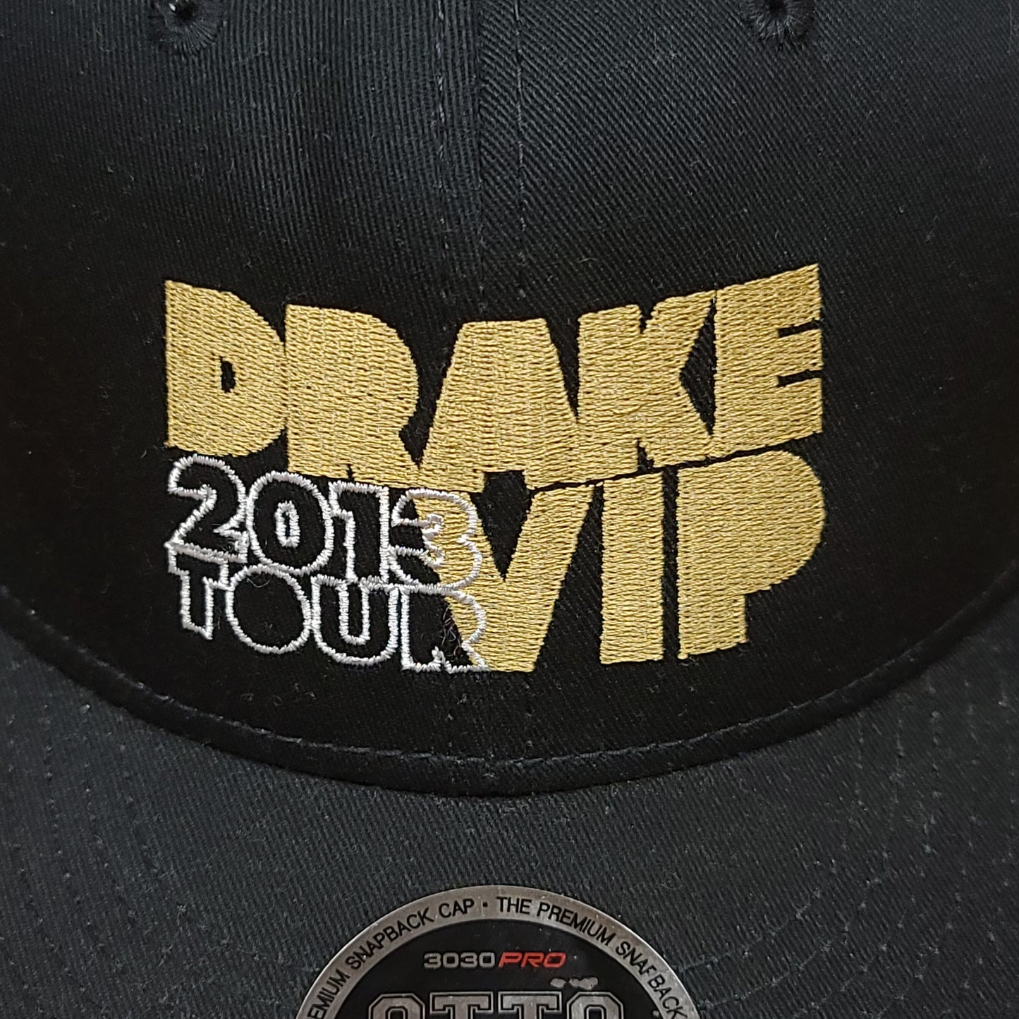 Drake VIP 2013 Tour Black Snap Back Hat