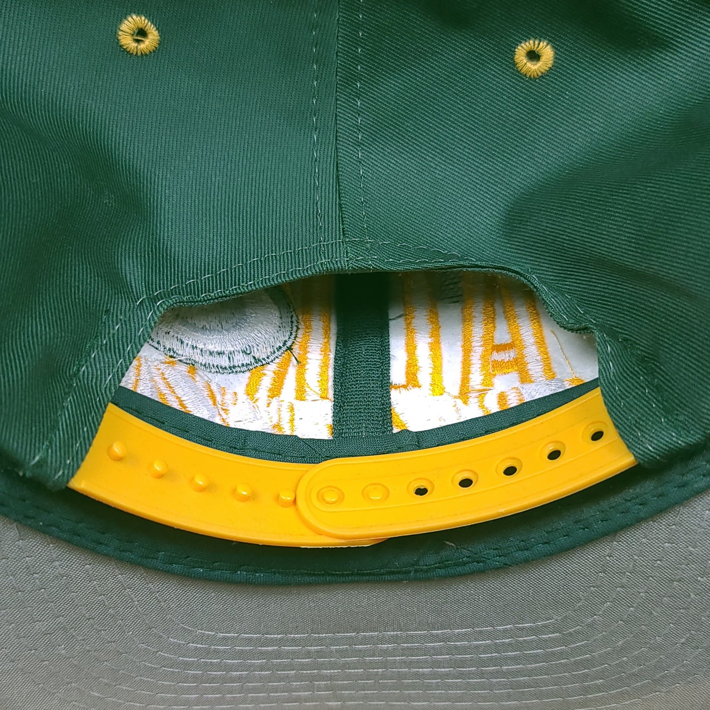 Vintage Green Bay Packers NFL Logo 7 Snap Back Hat