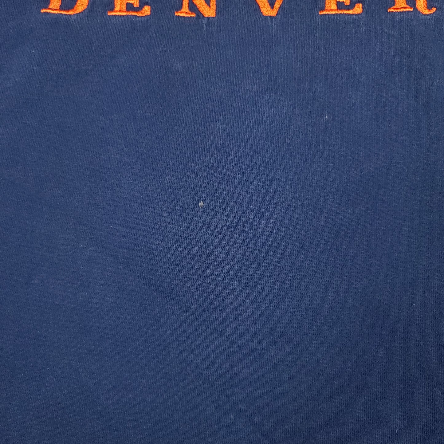 Vintage Denver Broncos Blue Logo Athletic Shirt