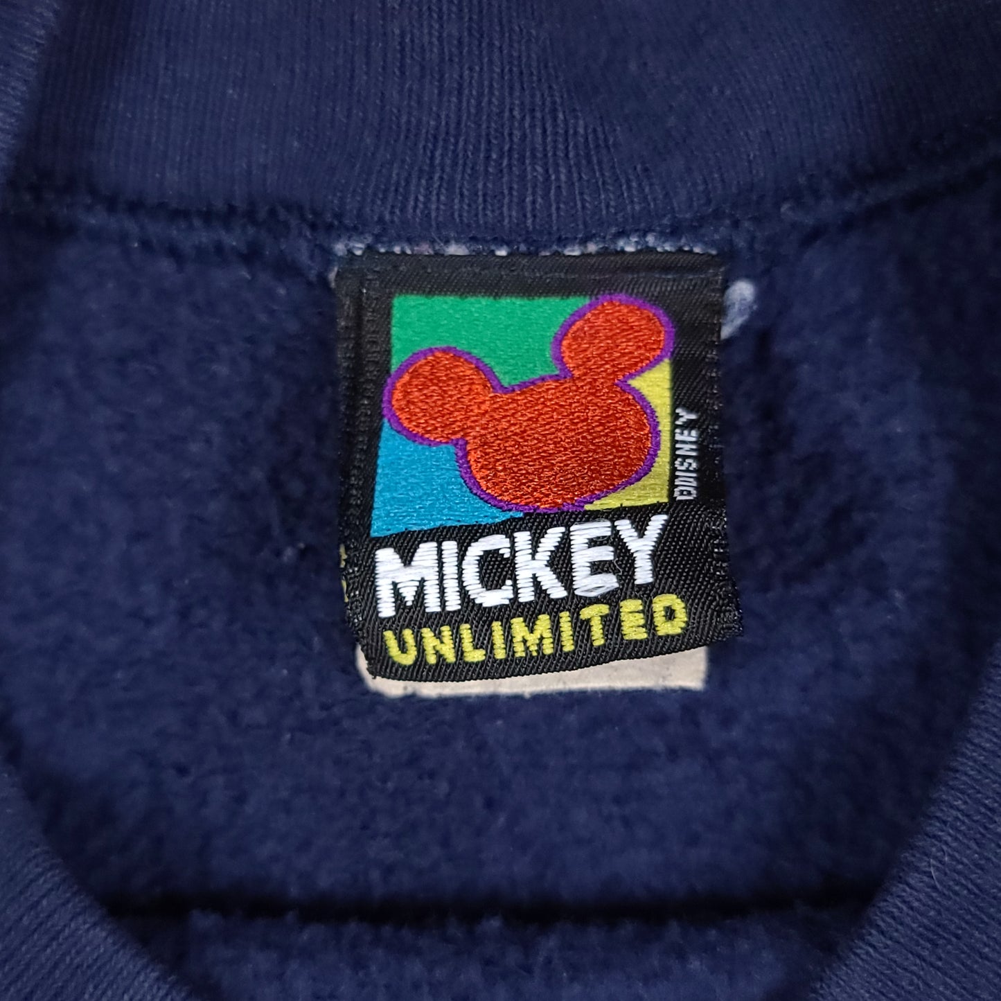 Vintage Mickey Mouse Disney Athletics Basketball Blue Sweatshirt