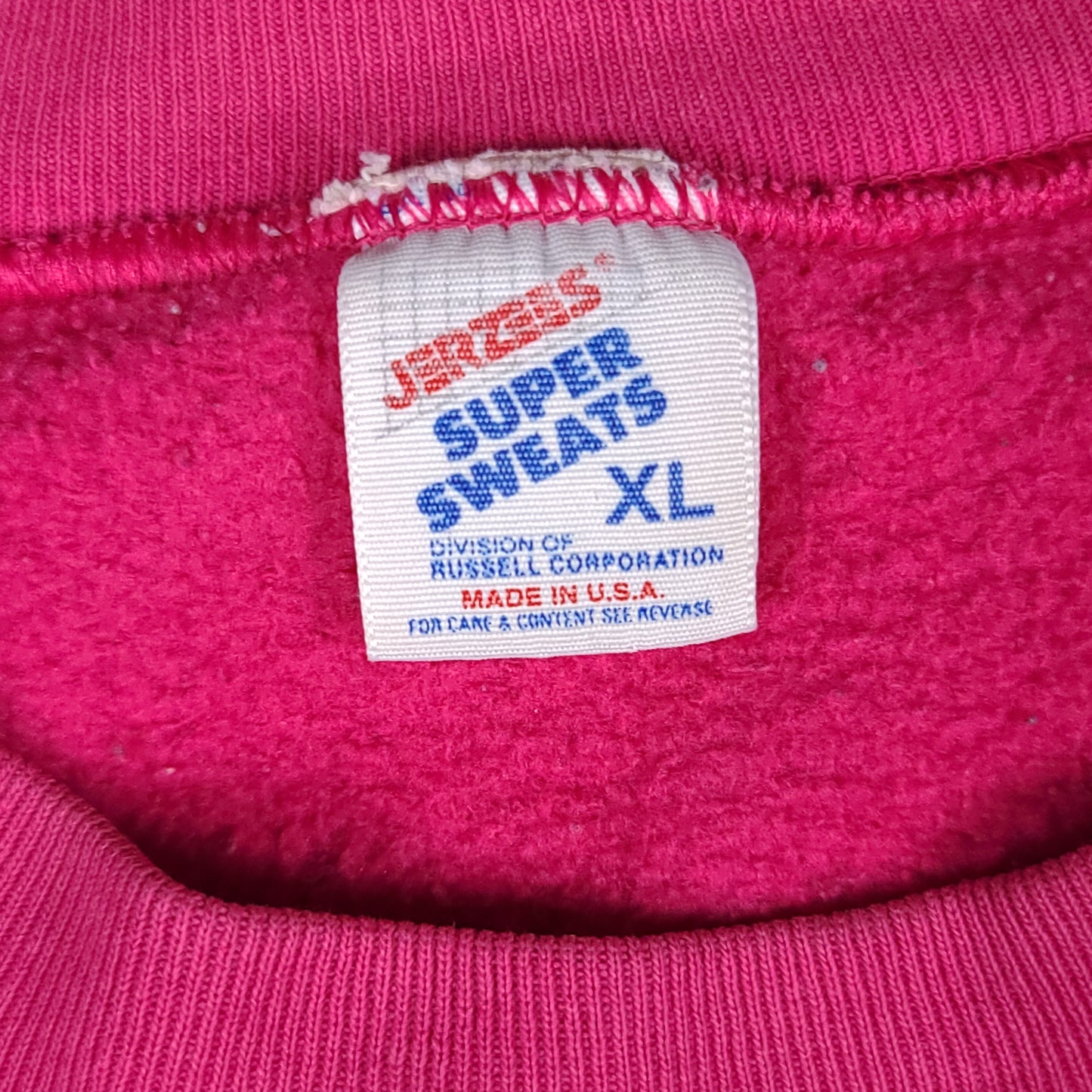 Vintage Mickey Mouse Pink Painted Sweatshirt
