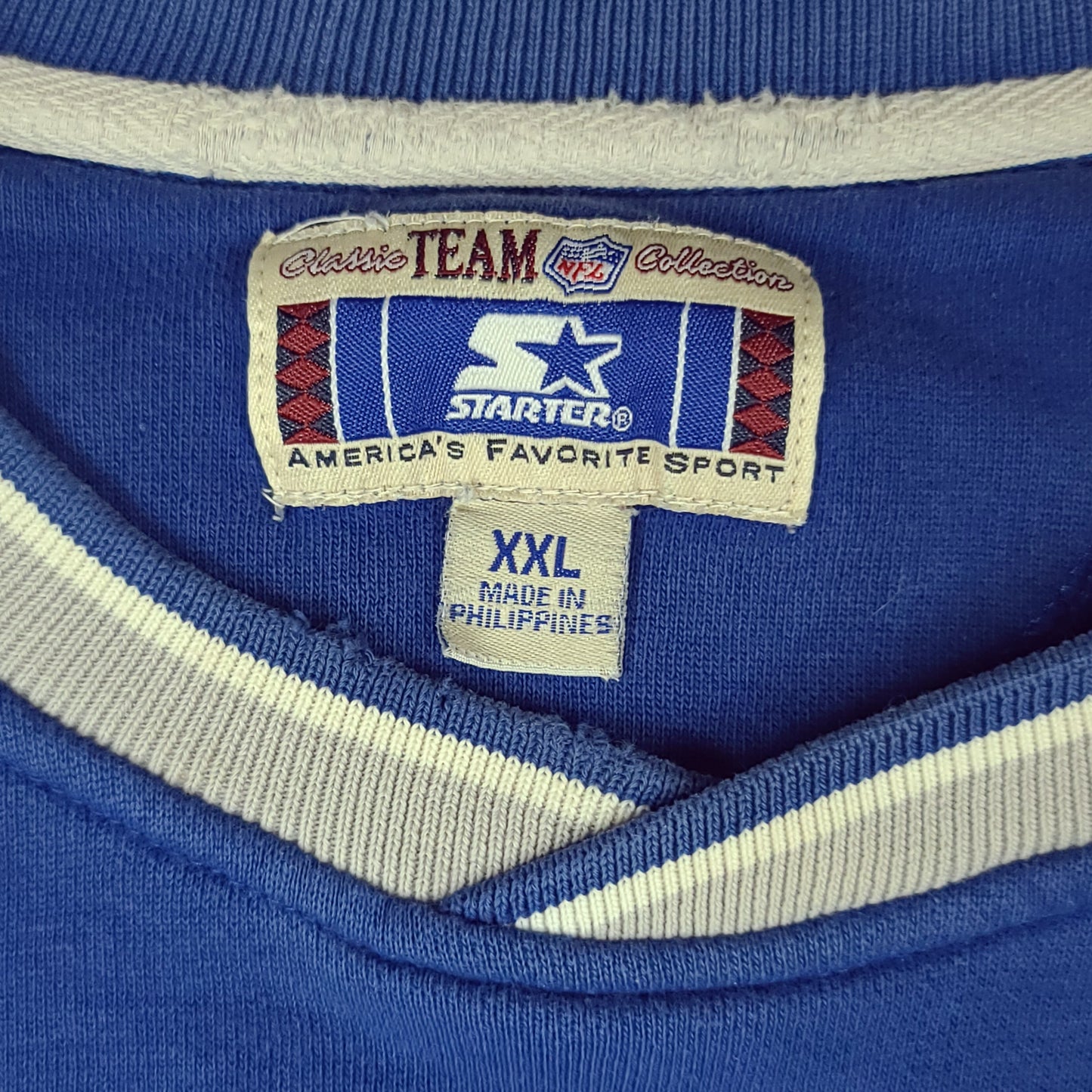 Vintage Detroit Lions NFL Football Blue Starter Sweatshirt