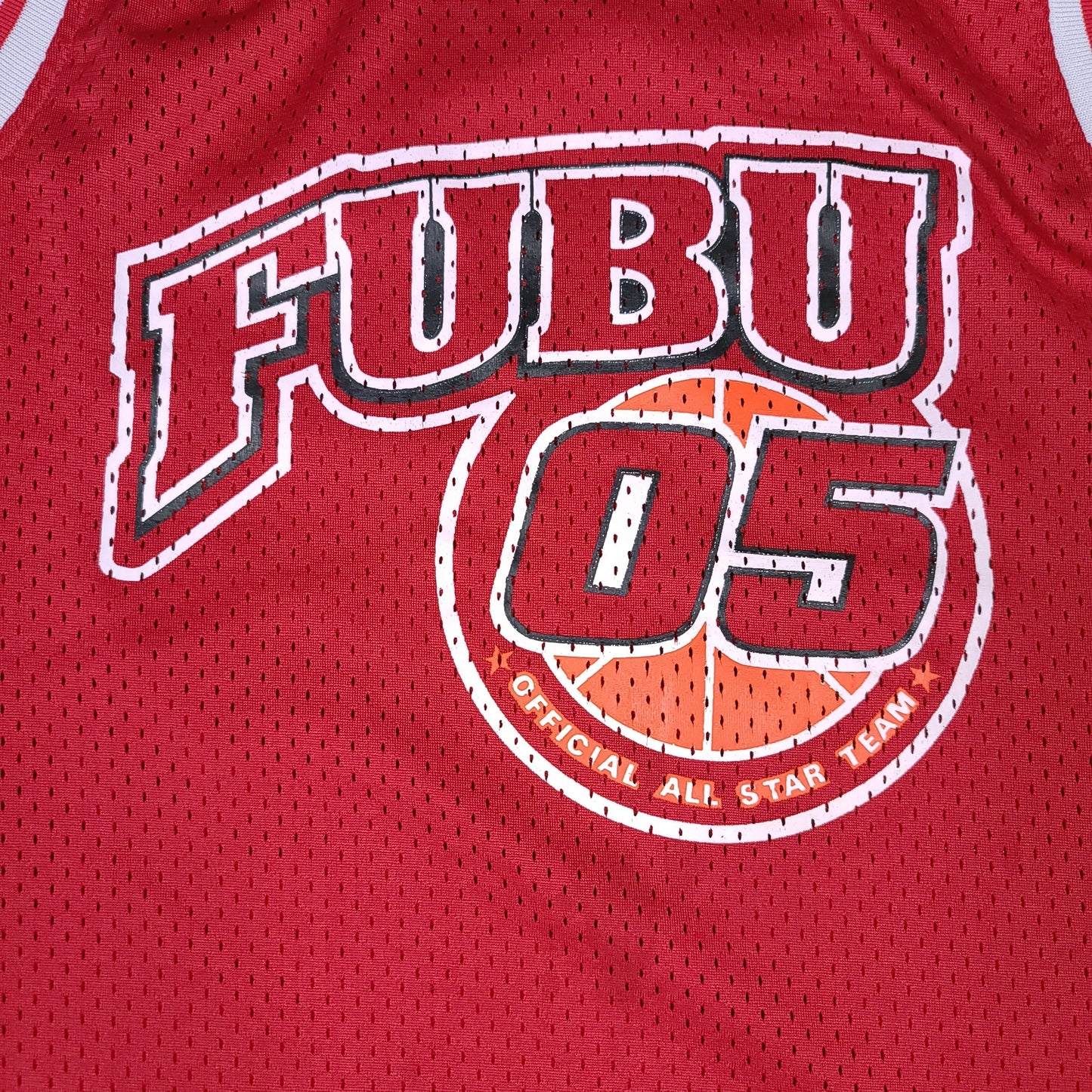 Fubu 05 Red Basketball Jersey