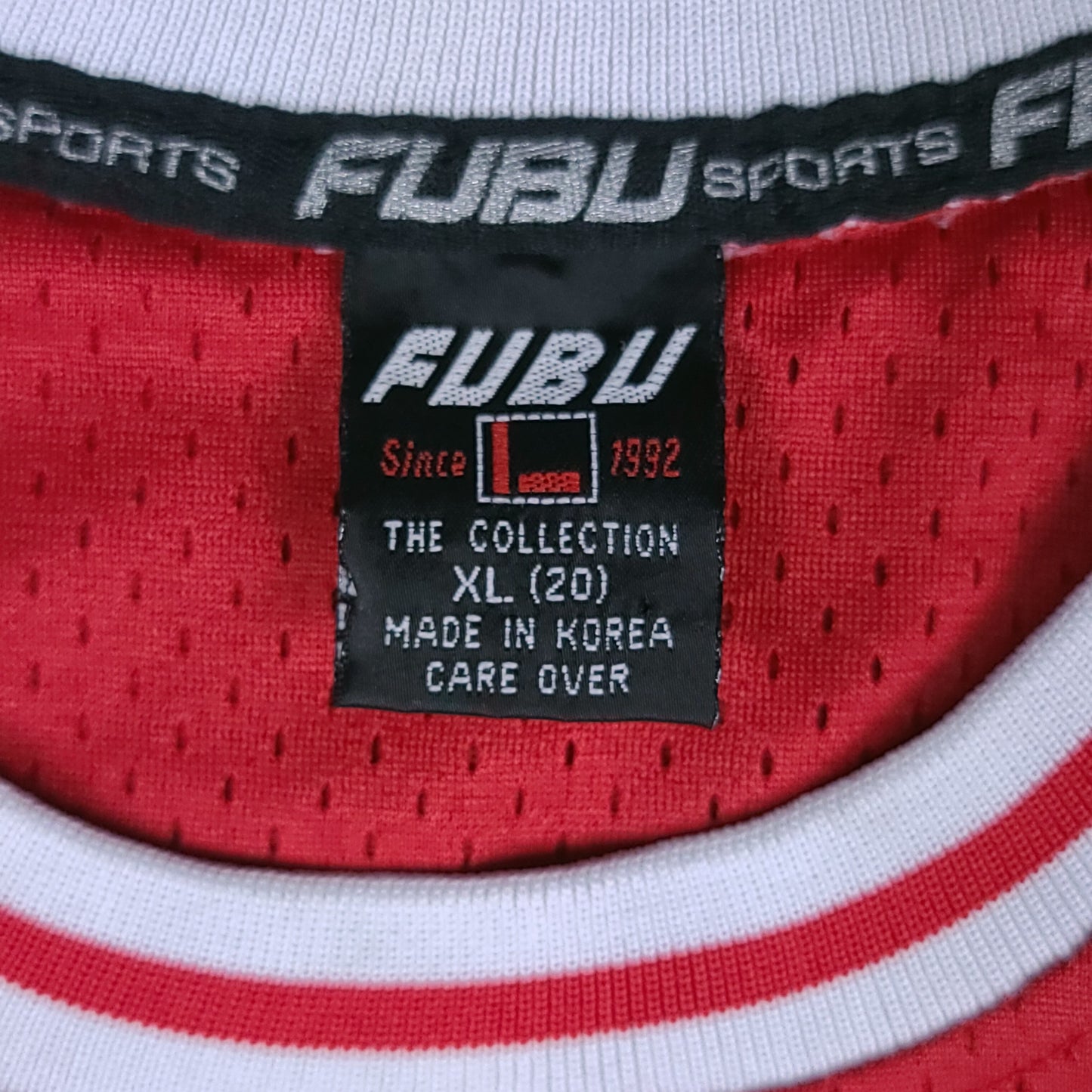 Fubu 05 Red Basketball Jersey