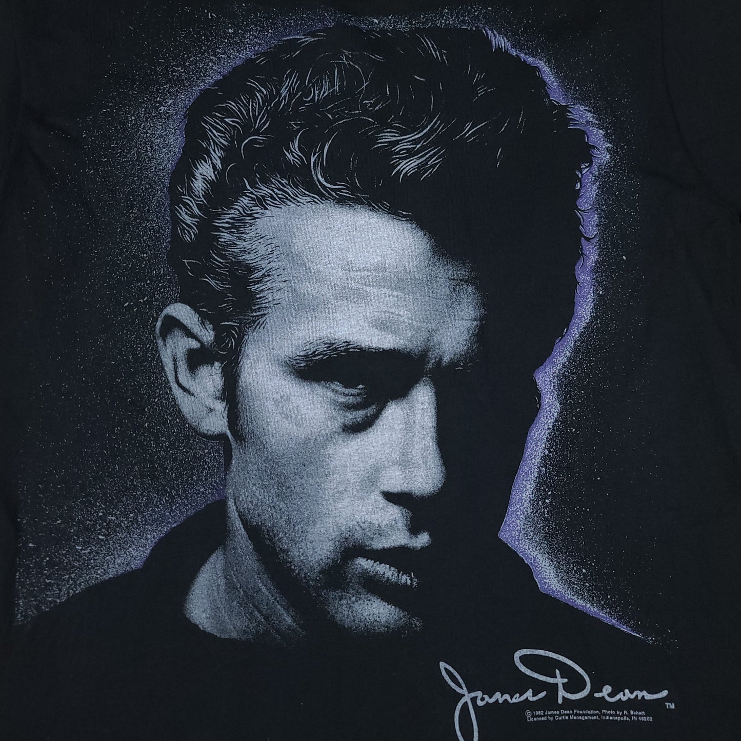 Vintage James Dean 1982 Marlin Tease Black Tee