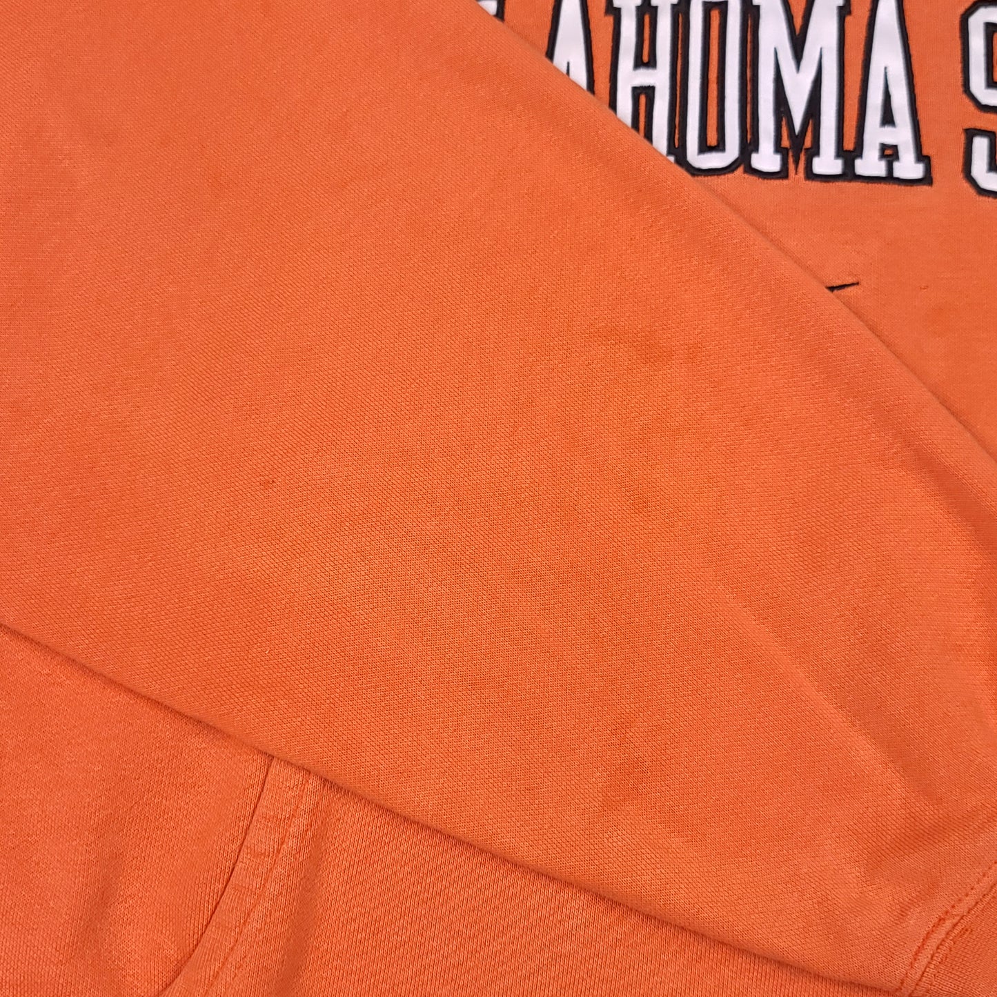 Vintage Oklahoma State Orange Middle Swoosh Hoodie