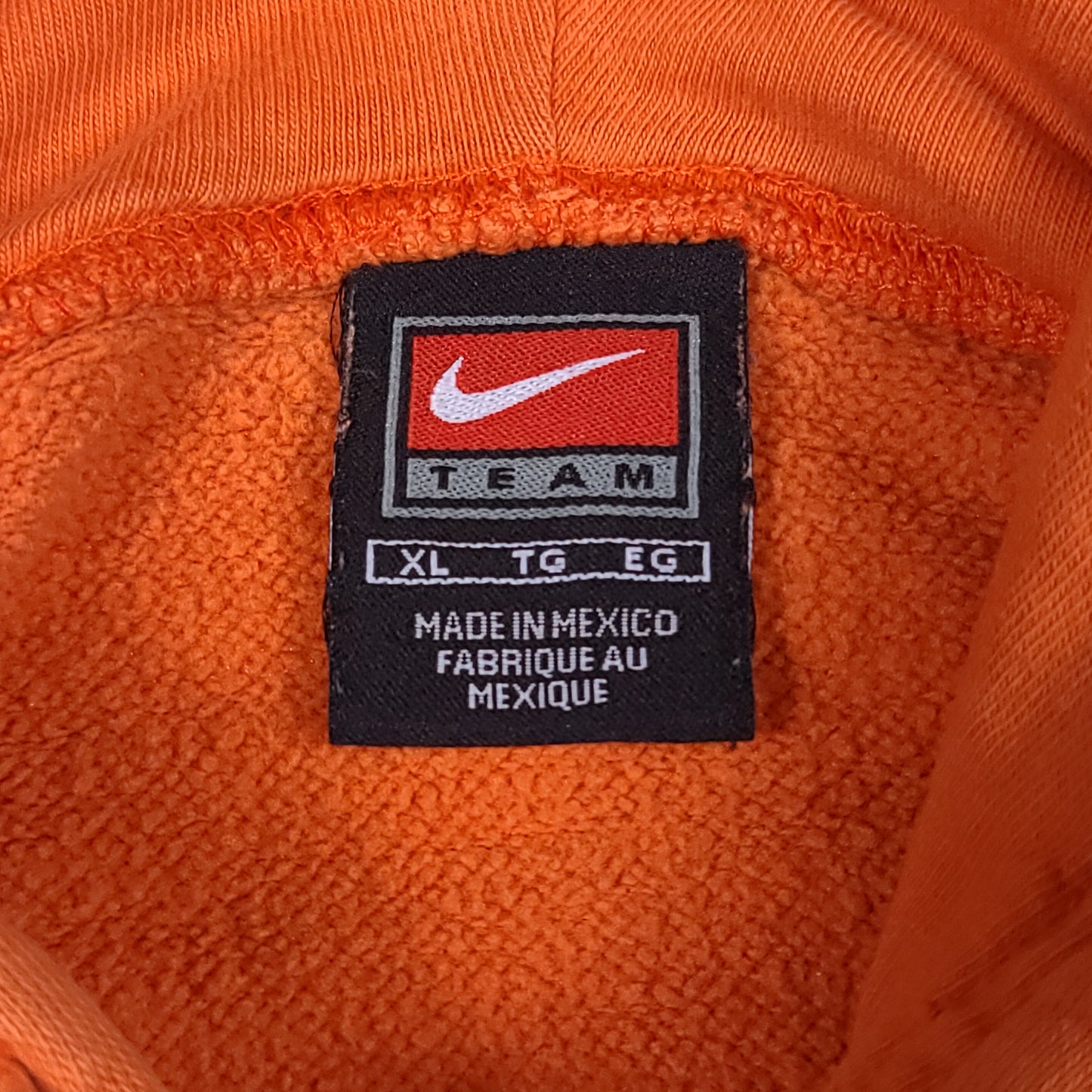 Vintage Oklahoma State Orange Middle Swoosh Hoodie