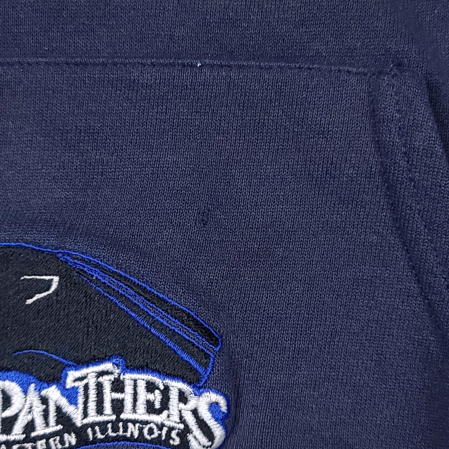 Vintage Eastern Illinois University Panthers Navy Blue Hoodie