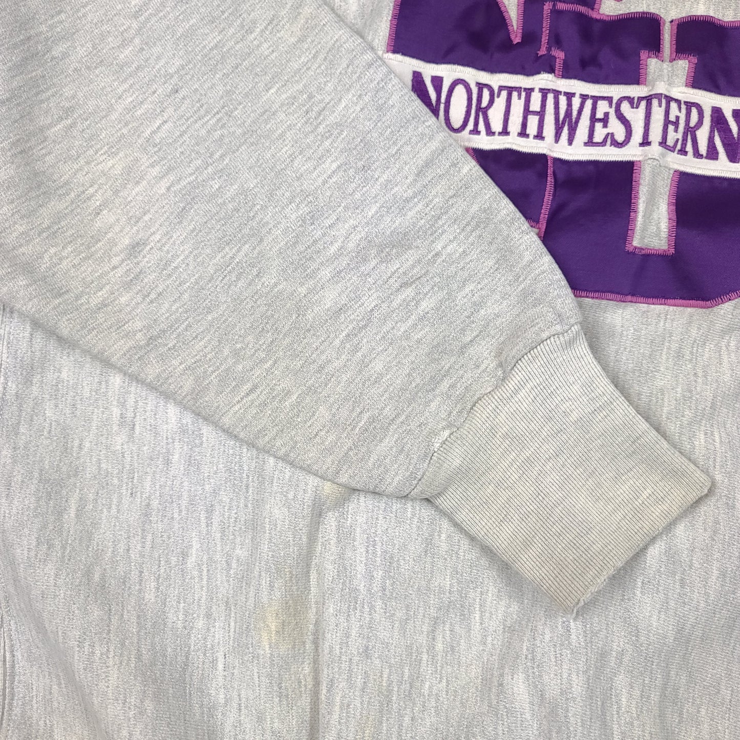 Vintage Distressed Northwestern University Rugged Sweats Sweatshirt