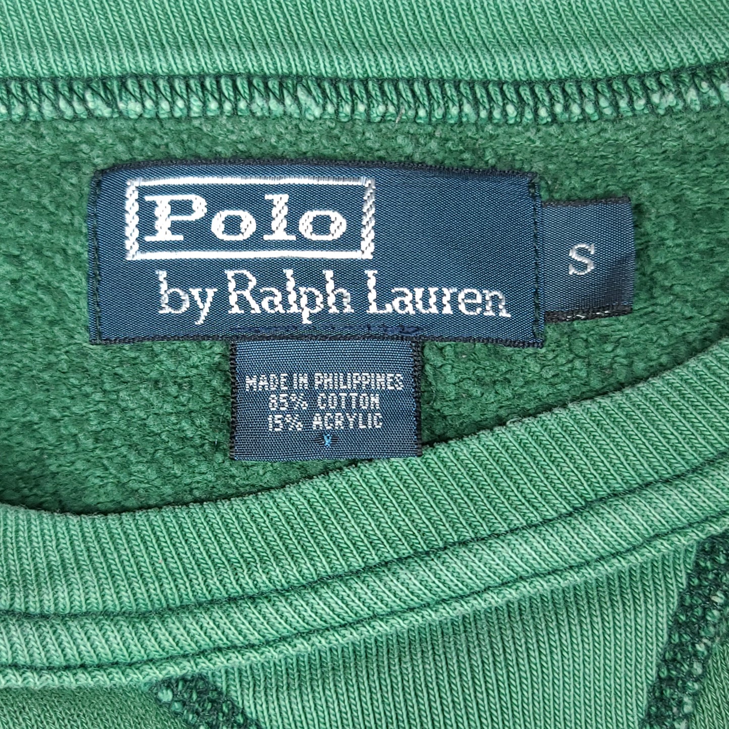 Vintage Polo Ralph Lauren Indian Springs Green Sweatshirt