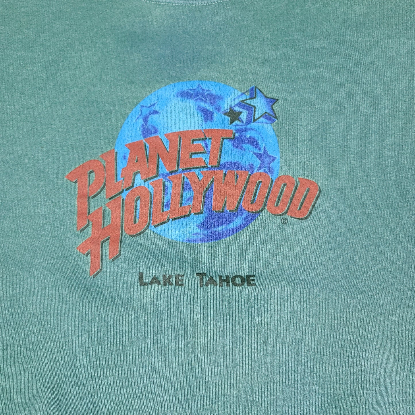 Vintage Planet Hollywood Green Sweatshirt