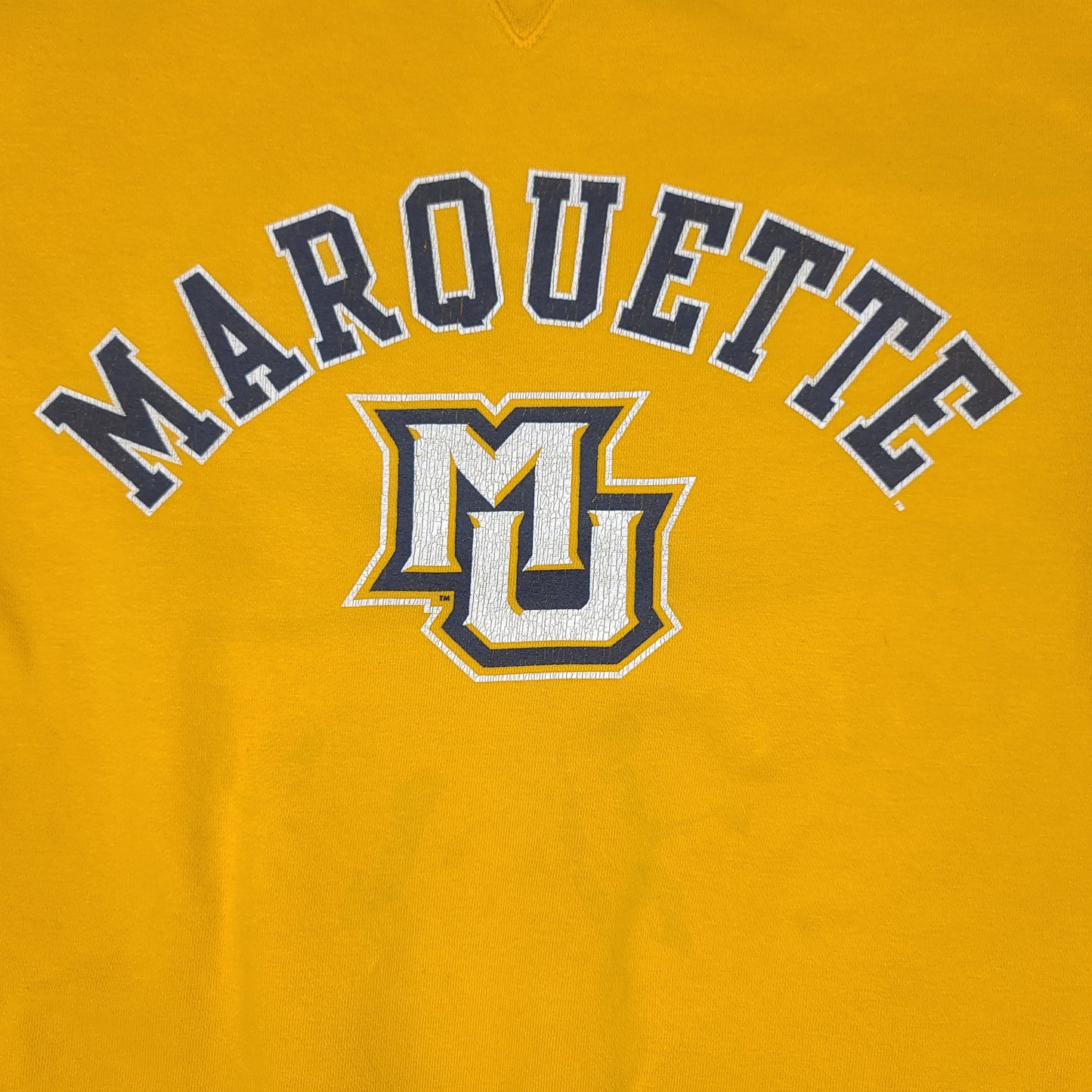Vintage Marquette University Yellow Sweatshirt